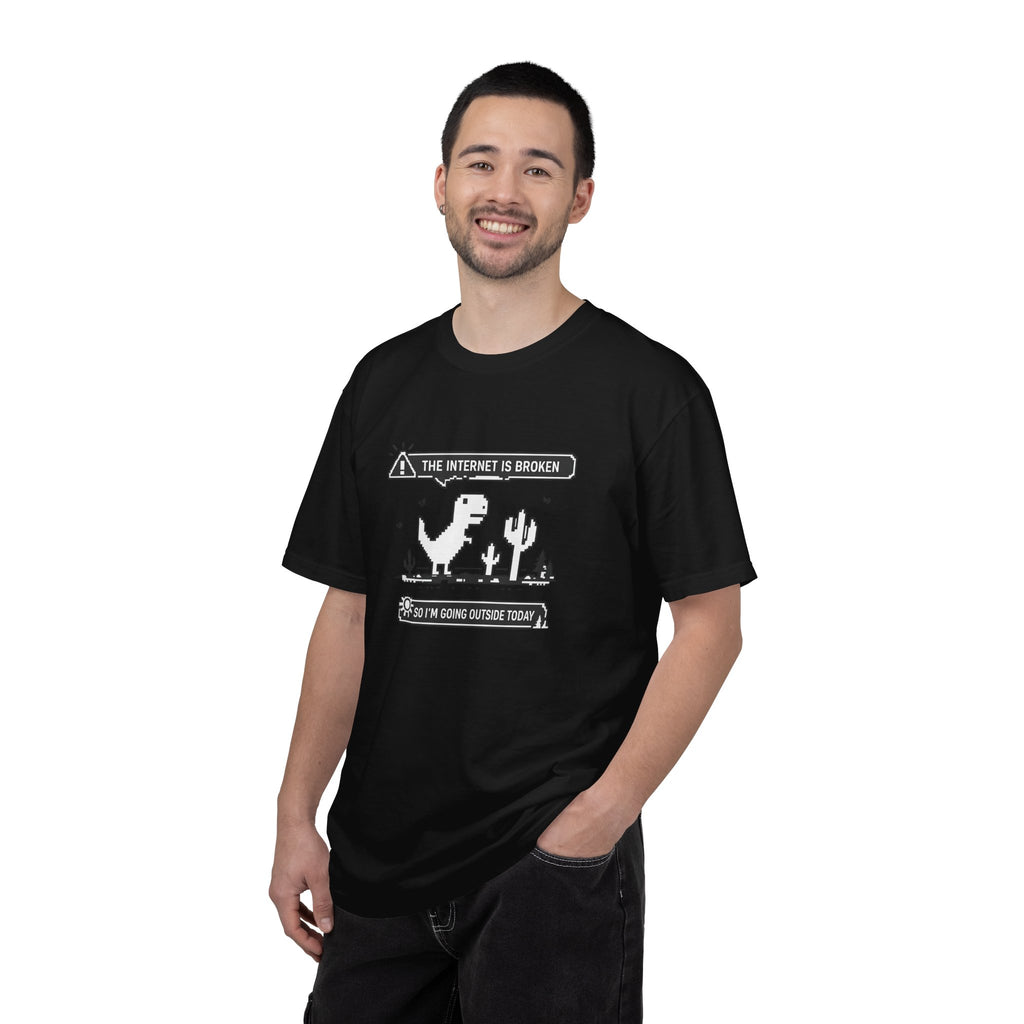 The Internet Is Broken — Dino Offline Graphic T-Shirt