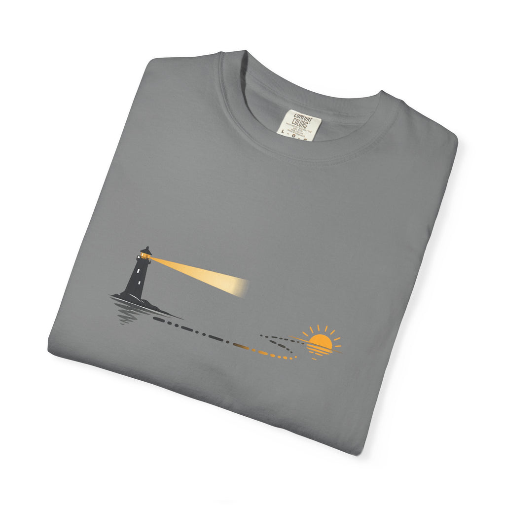 Lighthouse Sunset Graphic T-Shirt