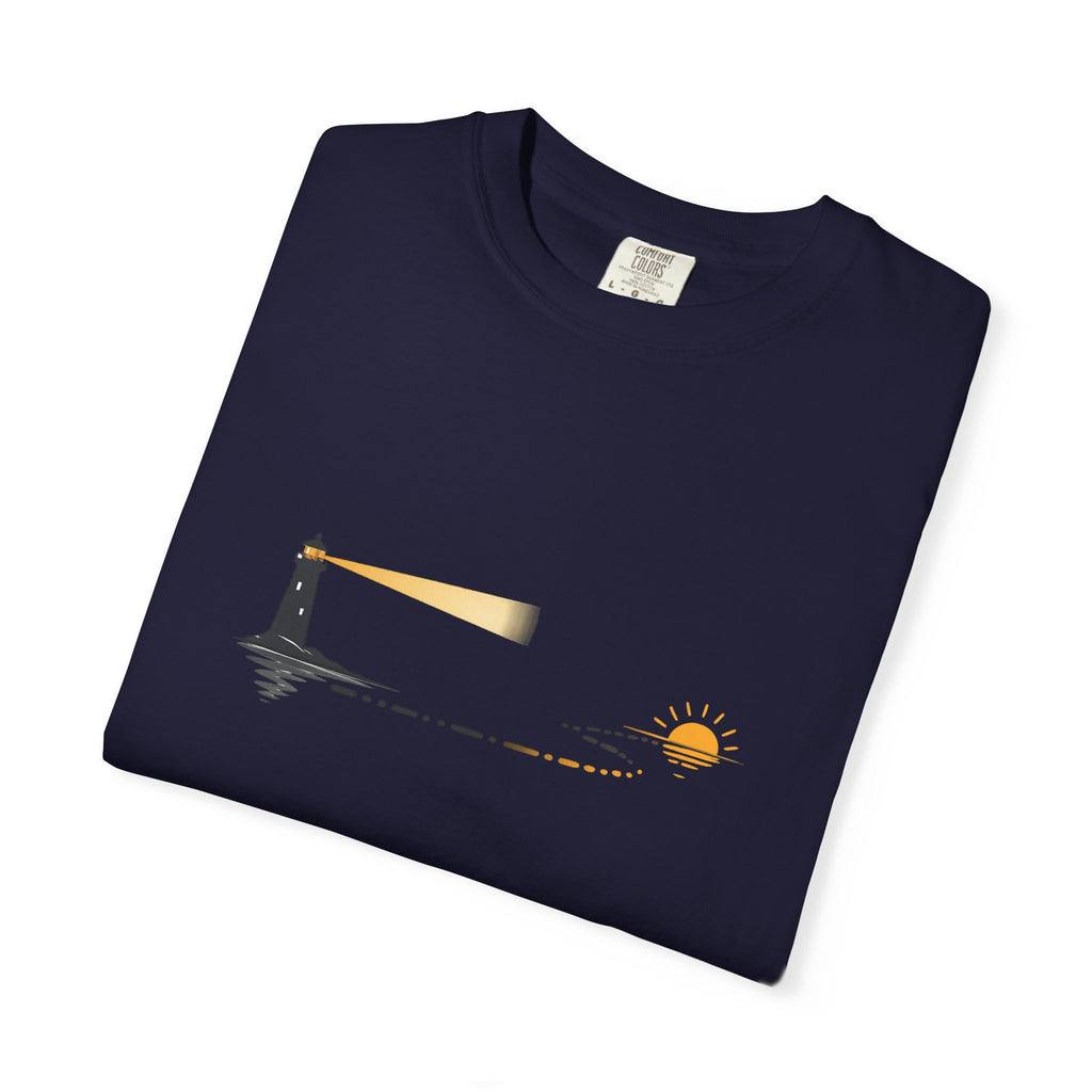 Lighthouse Sunset Graphic T-Shirt