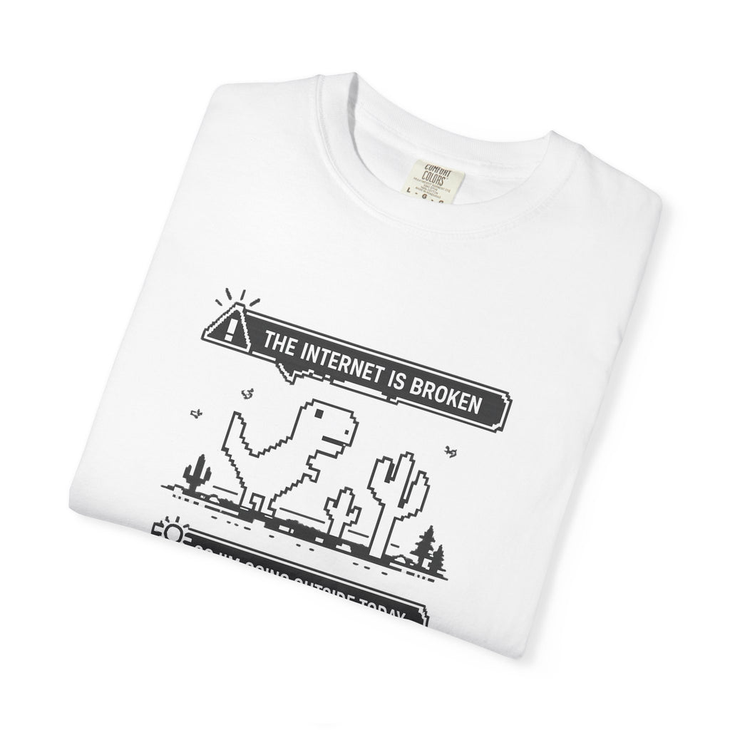 The Internet Is Broken — Dino Offline Graphic T-Shirt