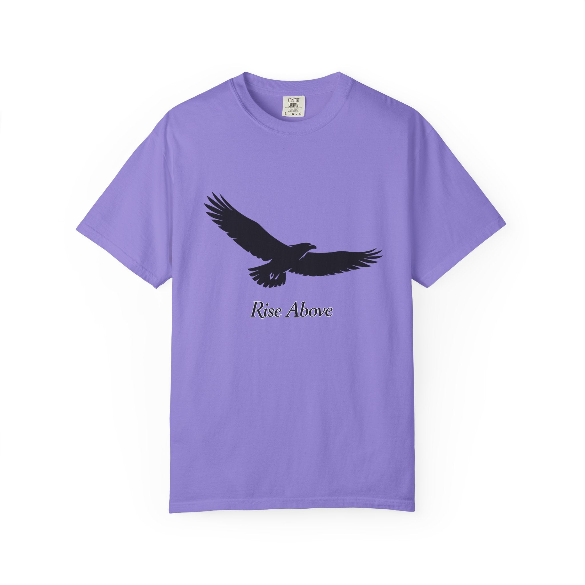 Eagle "Rise Above" T-Shirt — Inspirational Graphic Tee