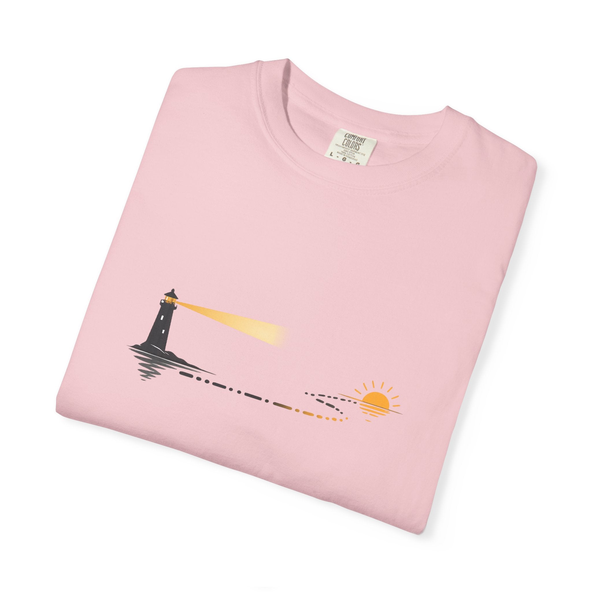 Lighthouse Sunset Graphic T-Shirt