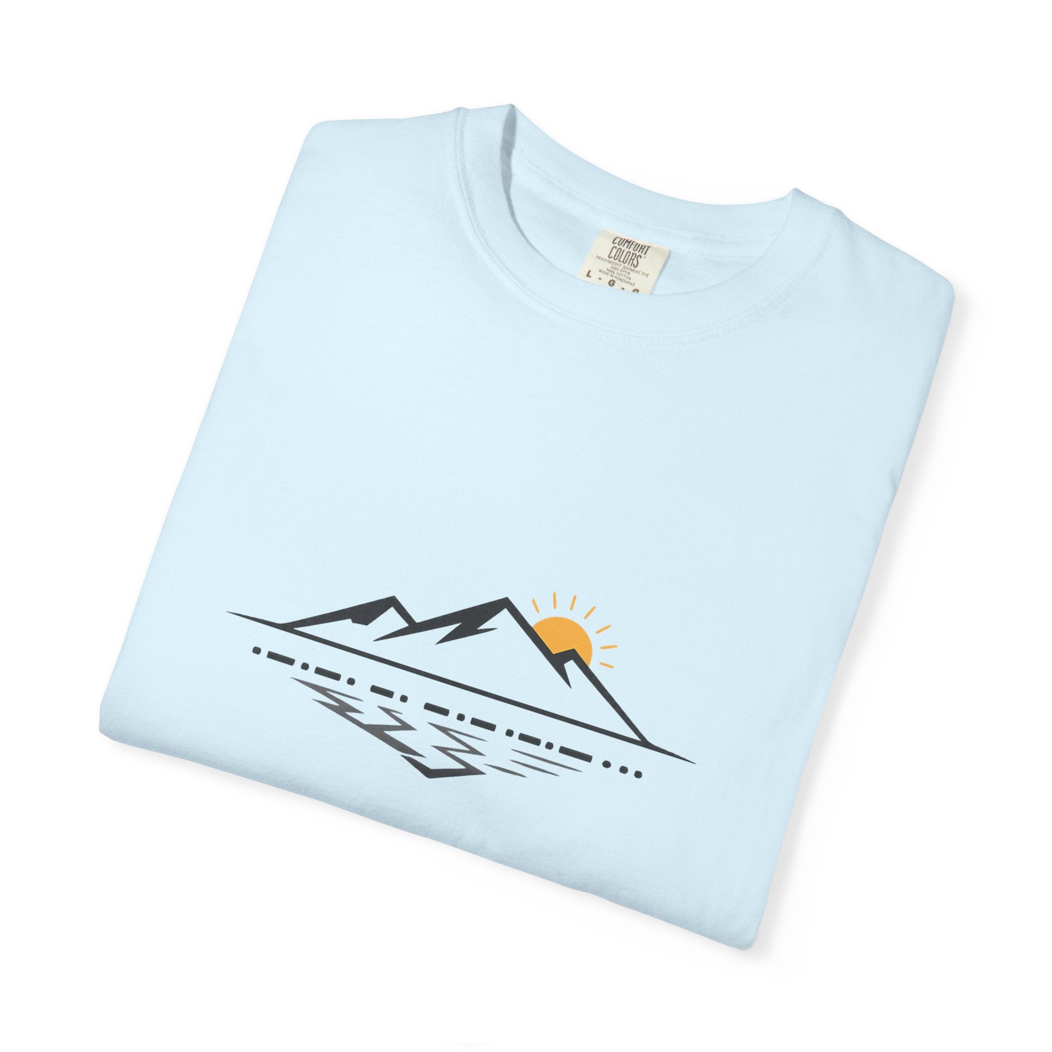 Minimal Mountain Sunset T-Shirt