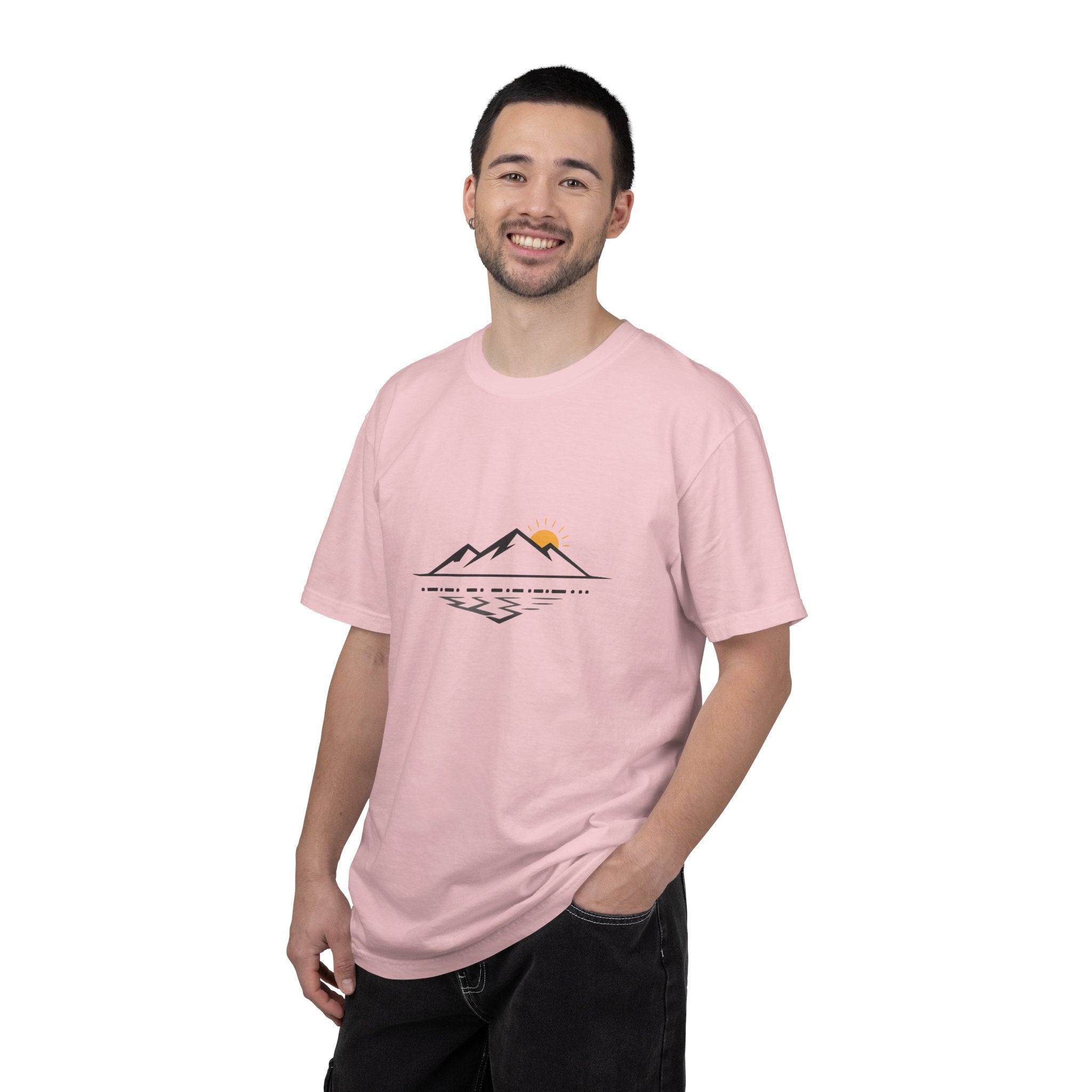 Minimal Mountain Sunset T-Shirt
