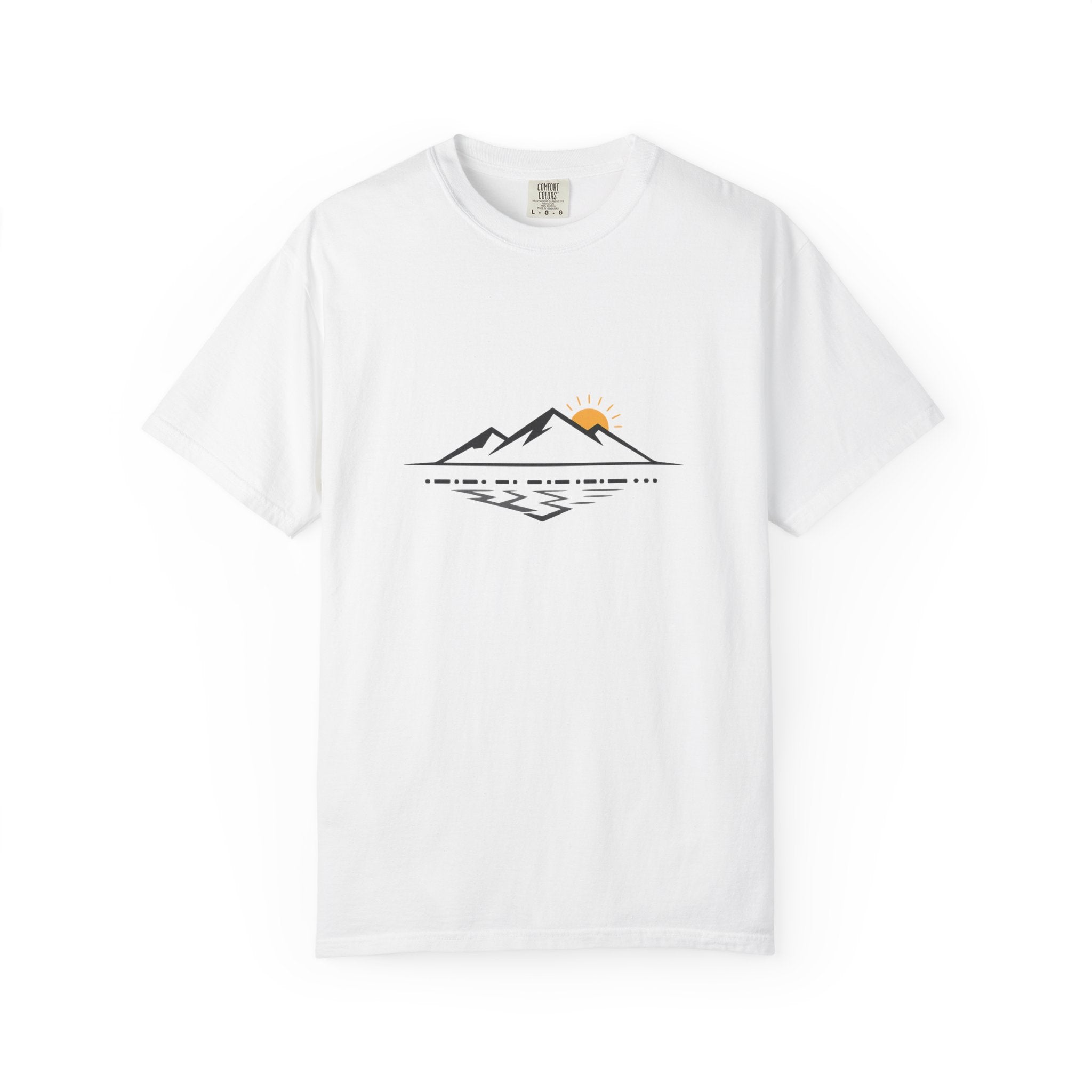 Minimal Mountain Sunset T-Shirt