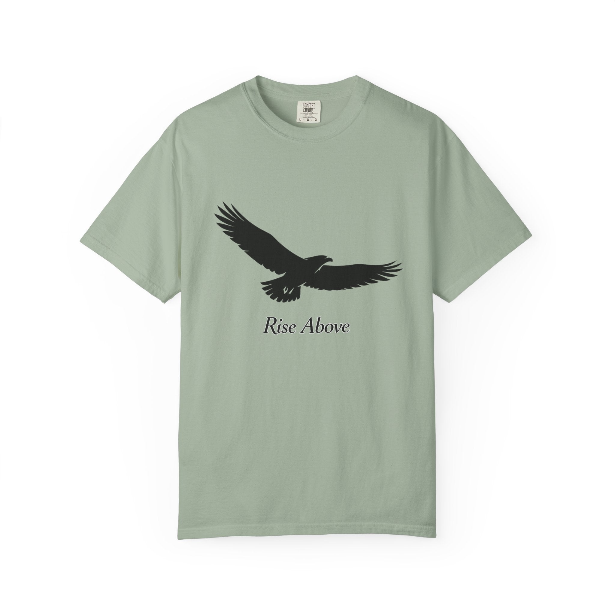Eagle "Rise Above" T-Shirt — Inspirational Graphic Tee