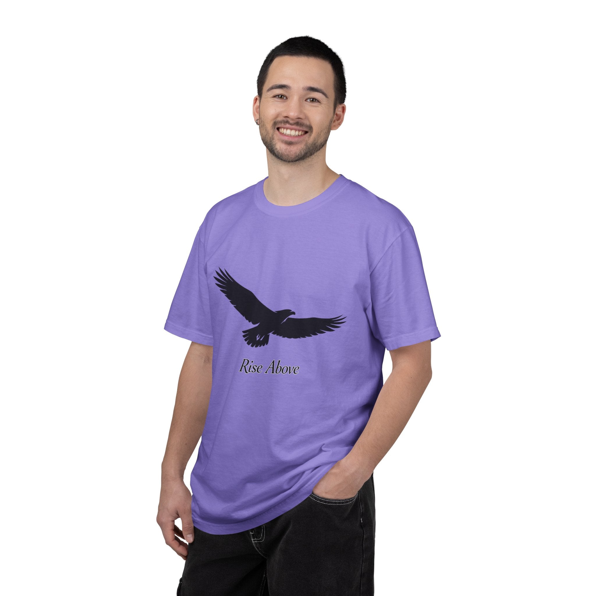 Eagle "Rise Above" T-Shirt — Inspirational Graphic Tee