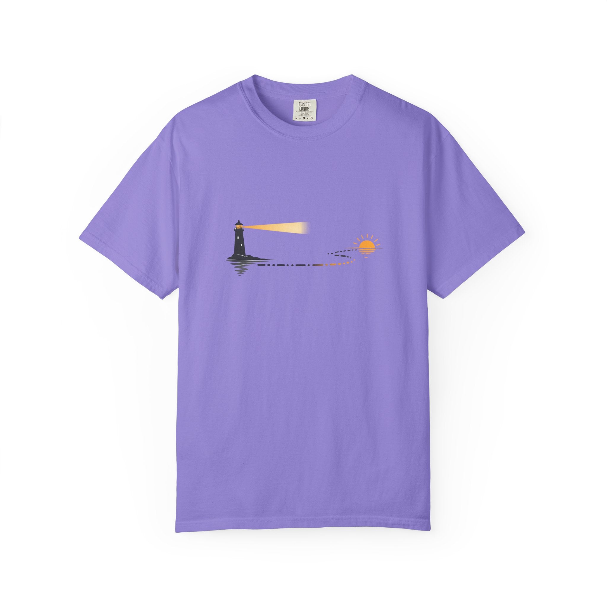 Lighthouse Sunset Graphic T-Shirt