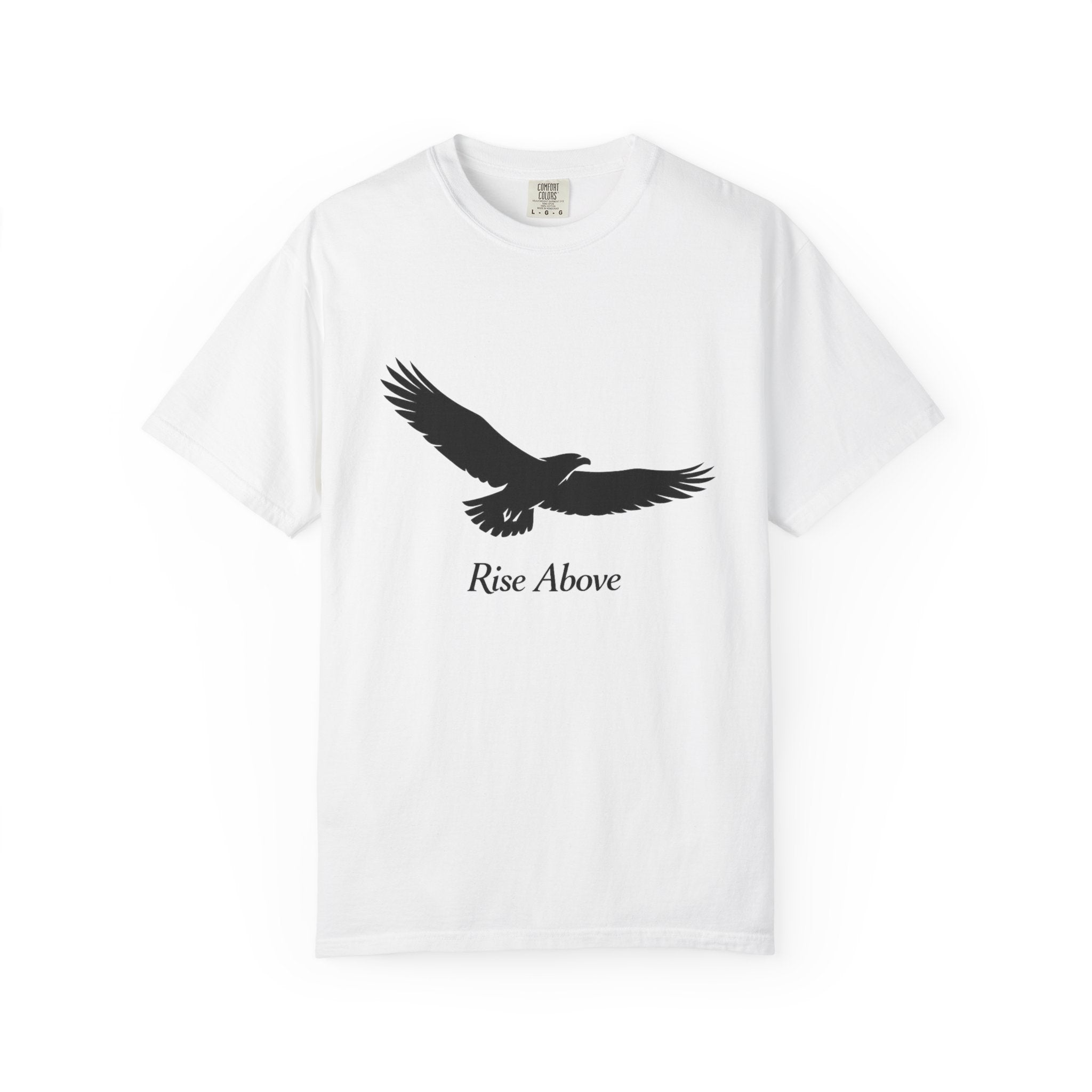 Eagle "Rise Above" T-Shirt — Inspirational Graphic Tee