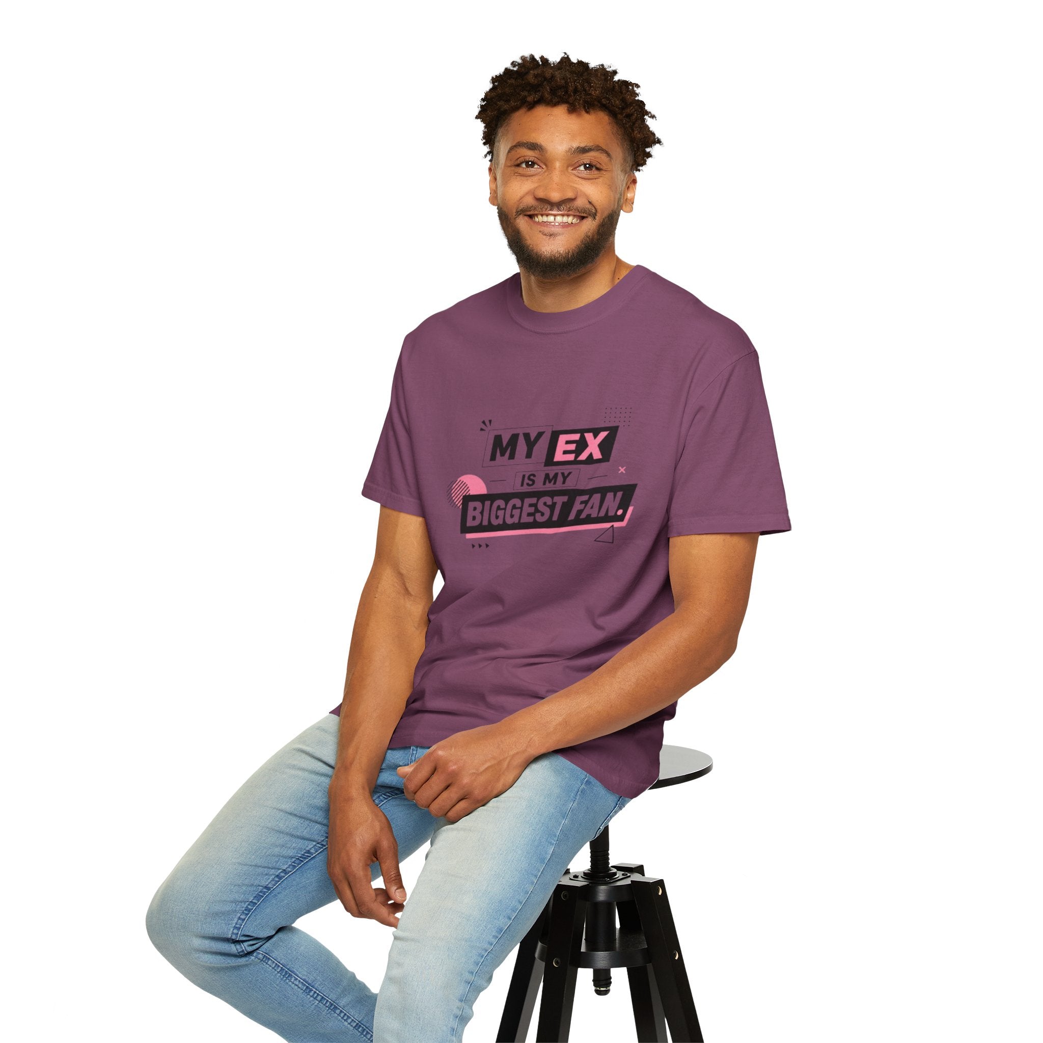 T-Shirt — "My Ex Is My Biggest Fan" Graphic Tee