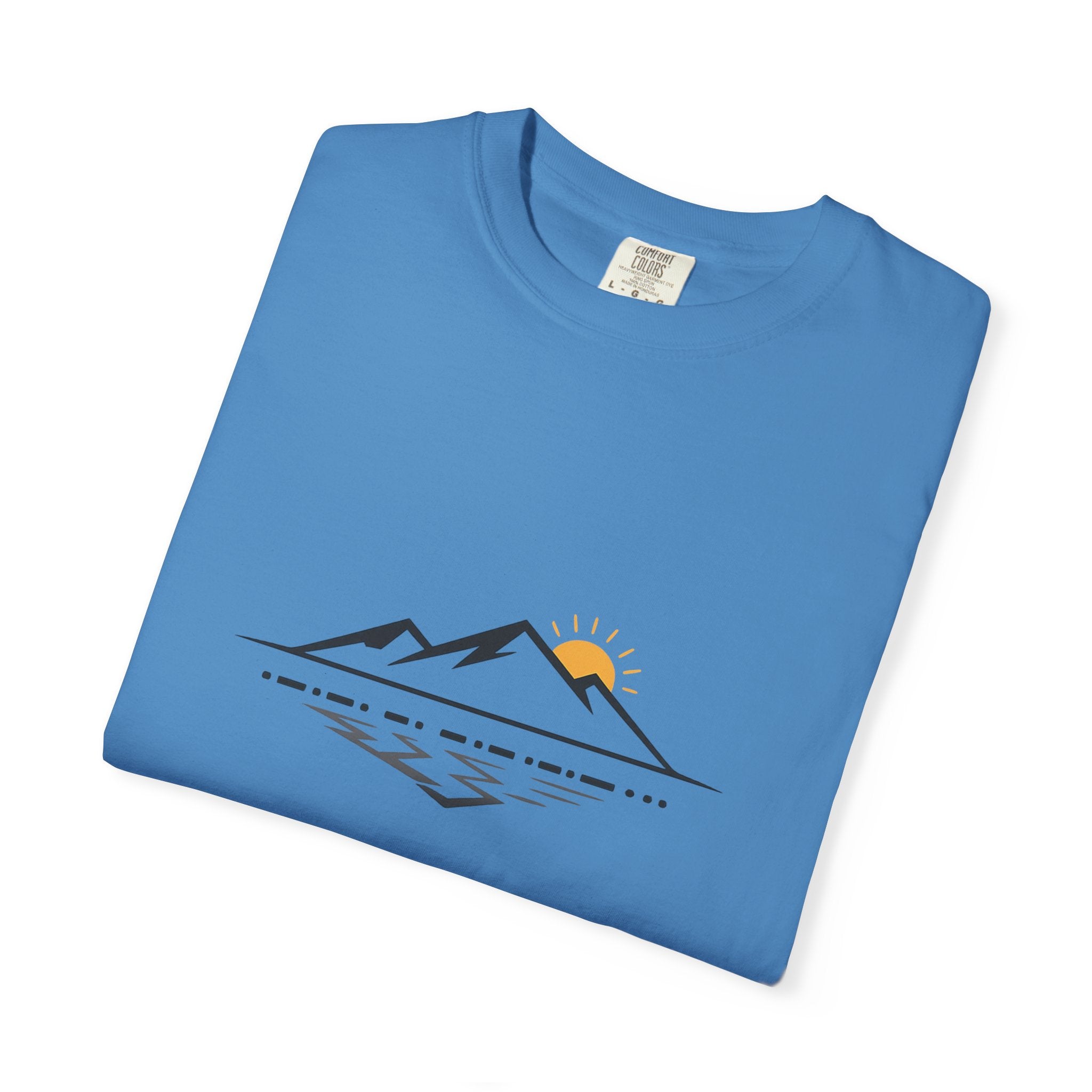 Minimal Mountain Sunset T-Shirt