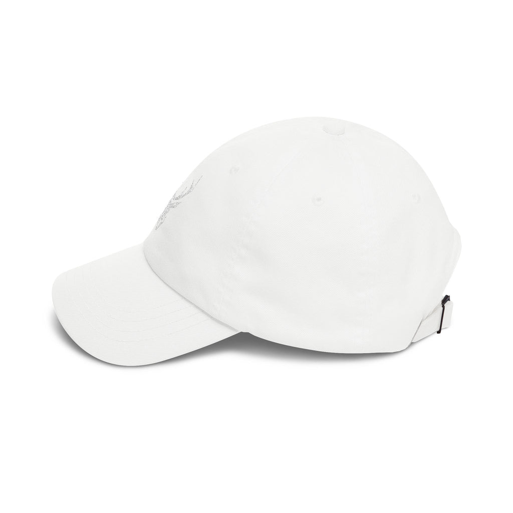 Deer Skull Dad Cap — Minimal Rustic Antler Baseball Hat