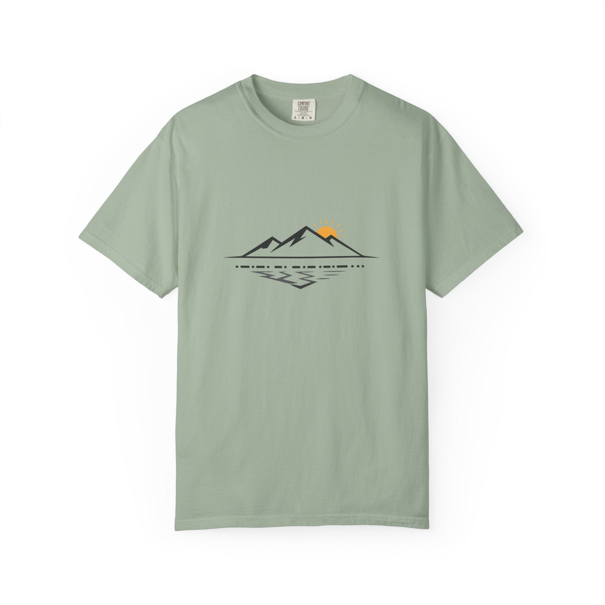 Minimal Mountain Sunset T-Shirt