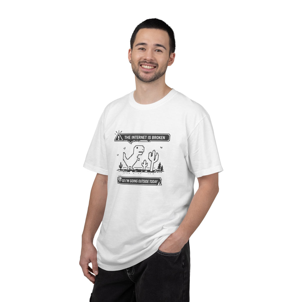 The Internet Is Broken — Dino Offline Graphic T-Shirt