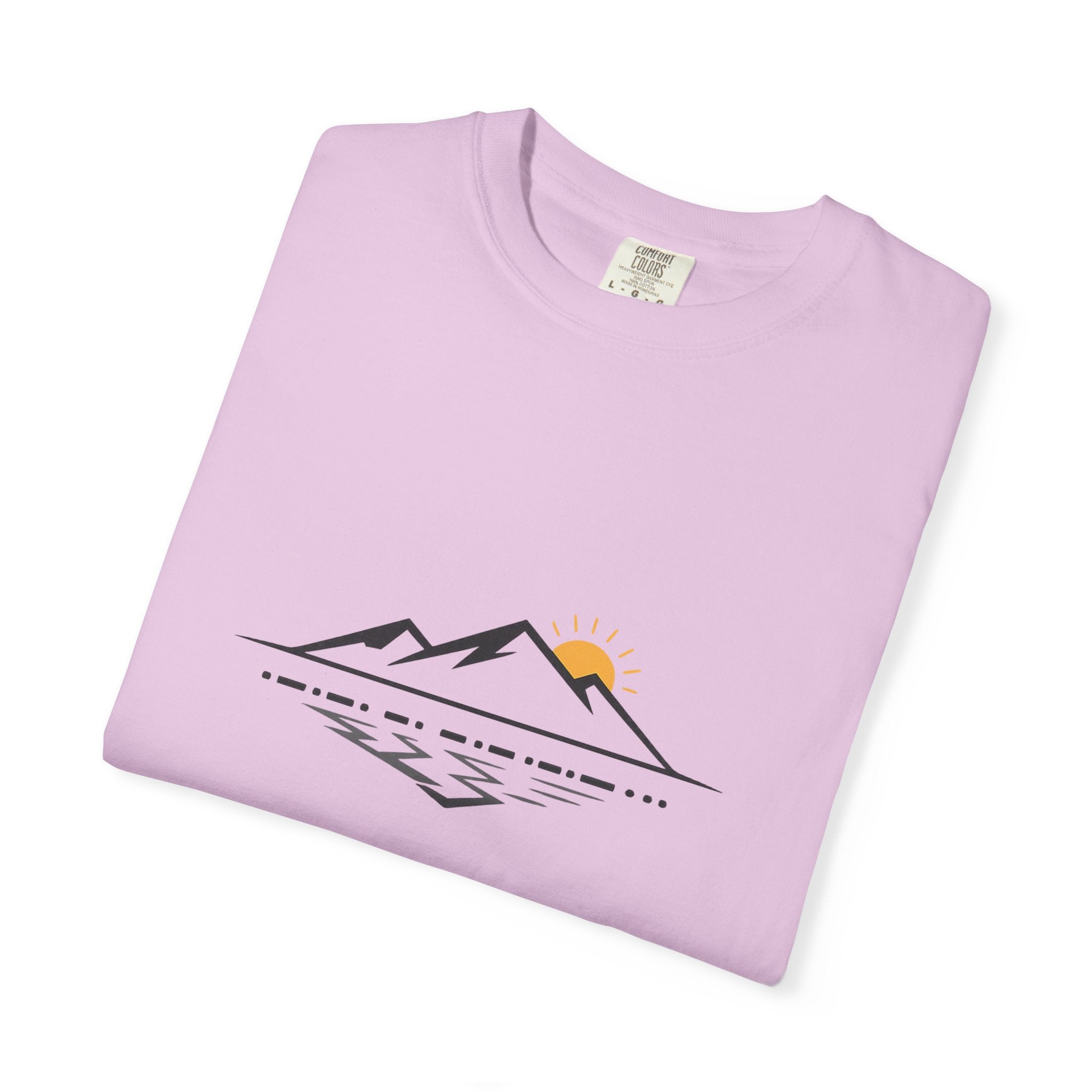 Minimal Mountain Sunset T-Shirt