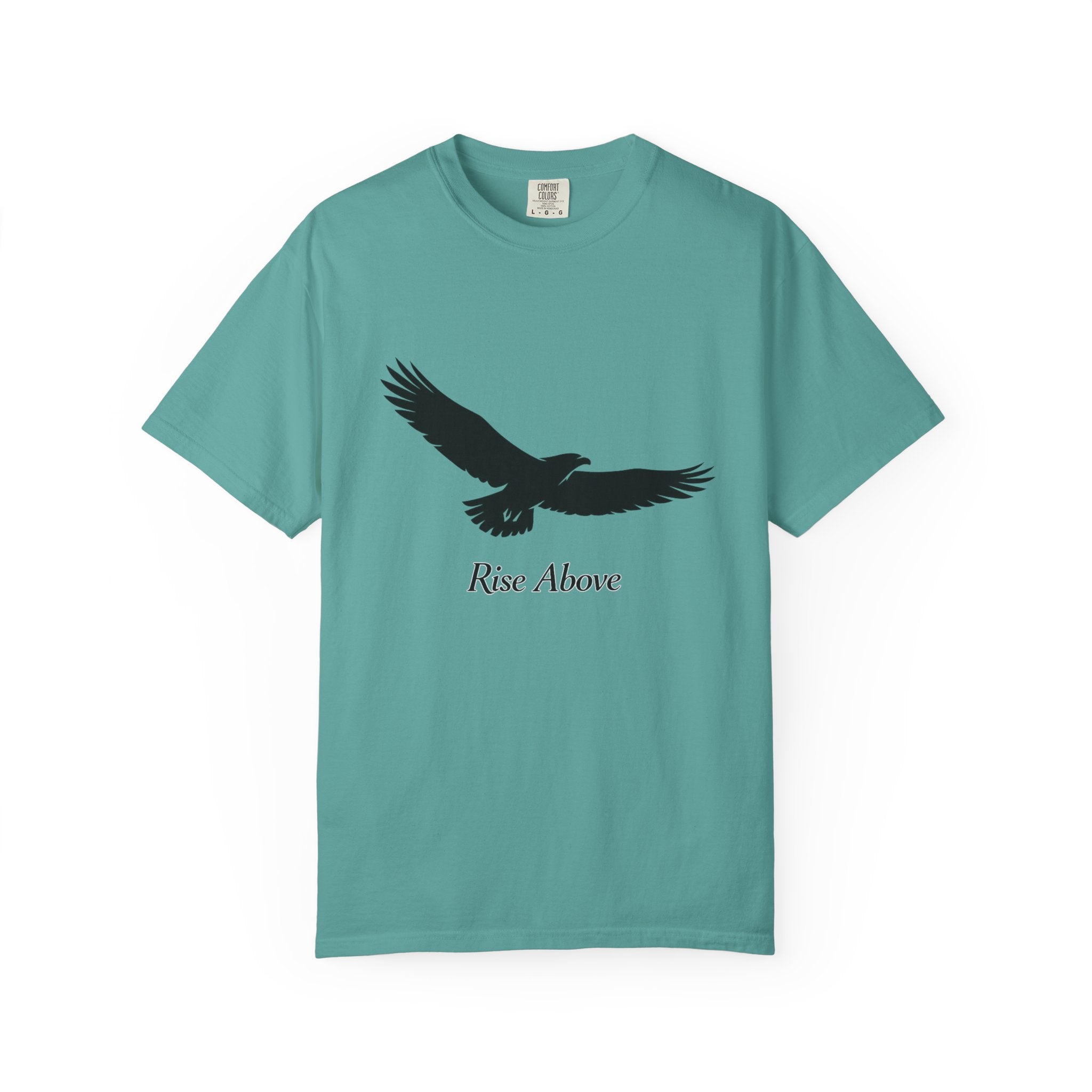 Eagle "Rise Above" T-Shirt — Inspirational Graphic Tee