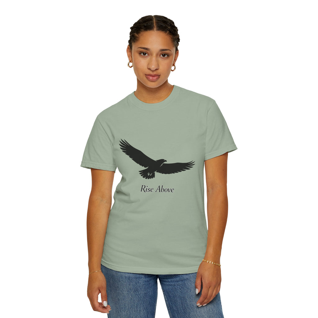 Eagle "Rise Above" T-Shirt — Inspirational Graphic Tee