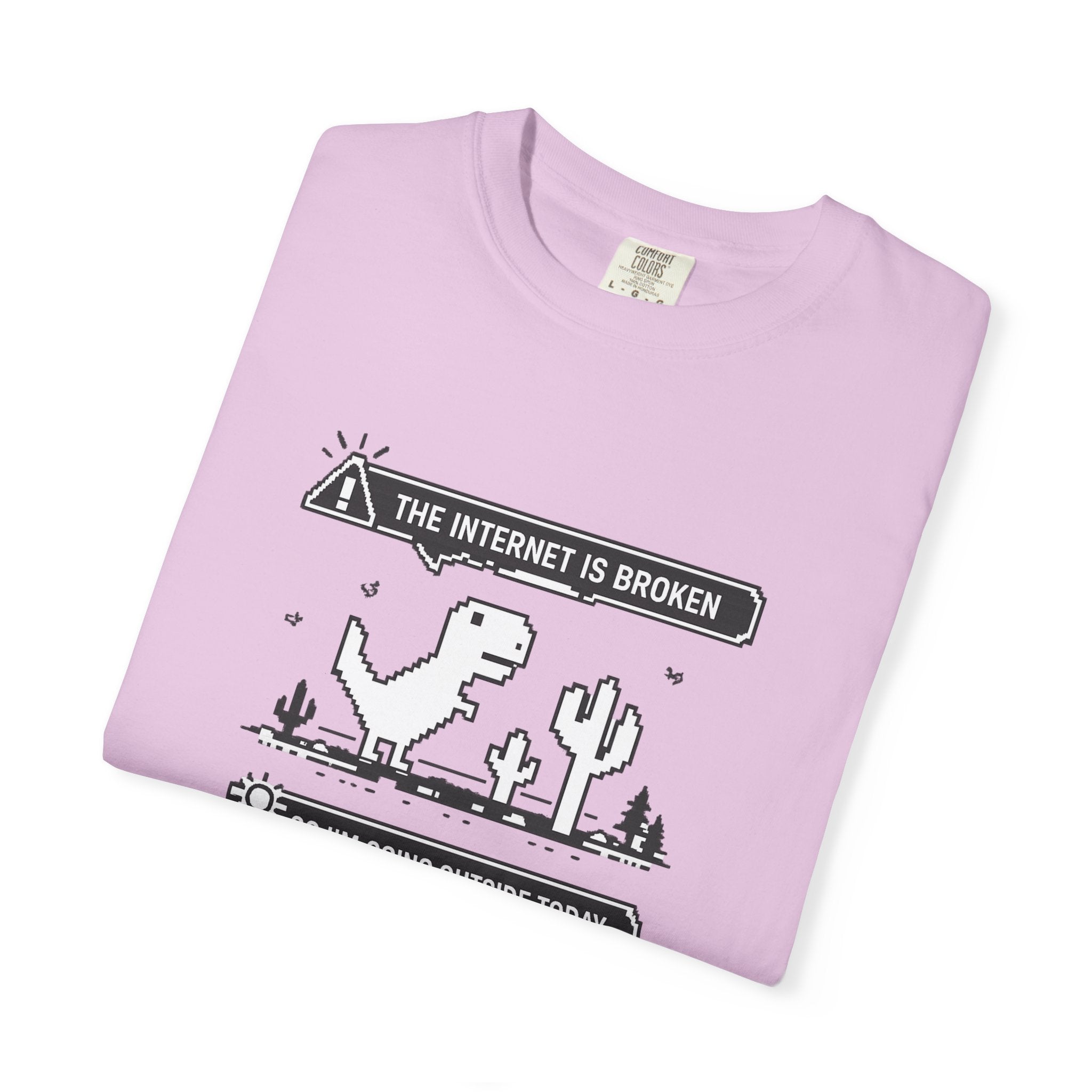 The Internet Is Broken — Dino Offline Graphic T-Shirt