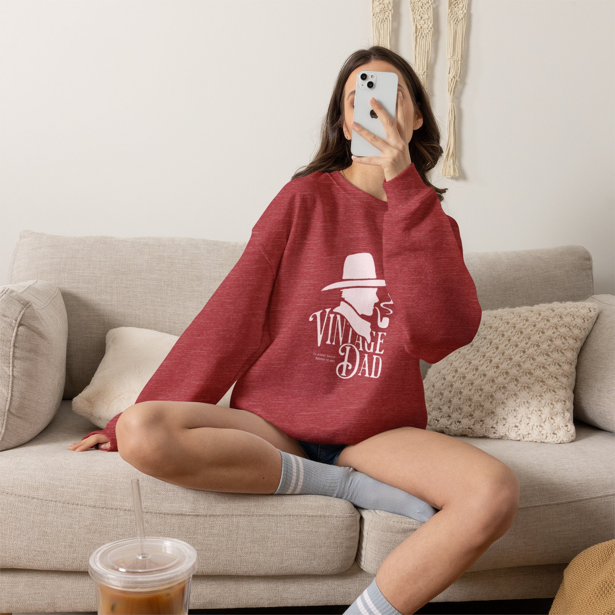 Vintage Dad Sweatshirt — Retro Father’s Day Crewneck