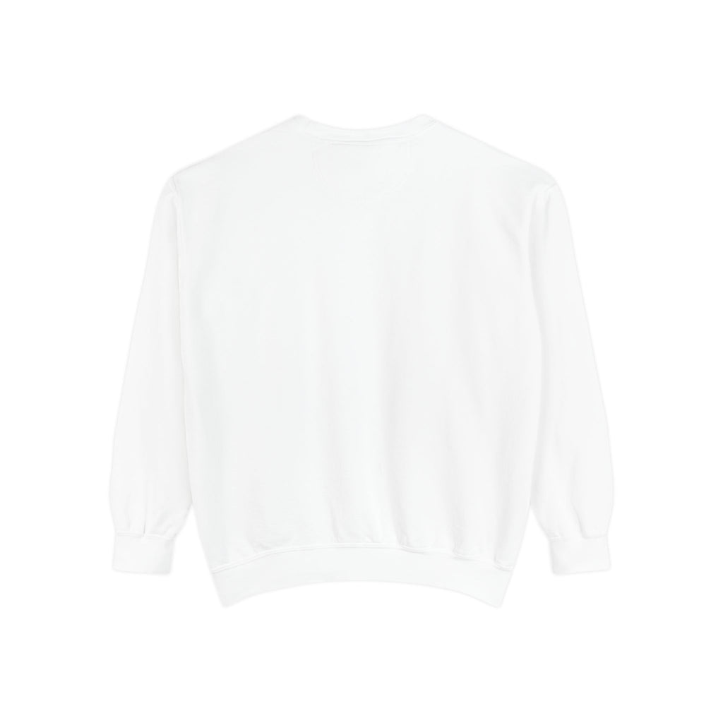 Minimalist Statue Crewneck Sweatshirt — "Love Over Fear" Graphic