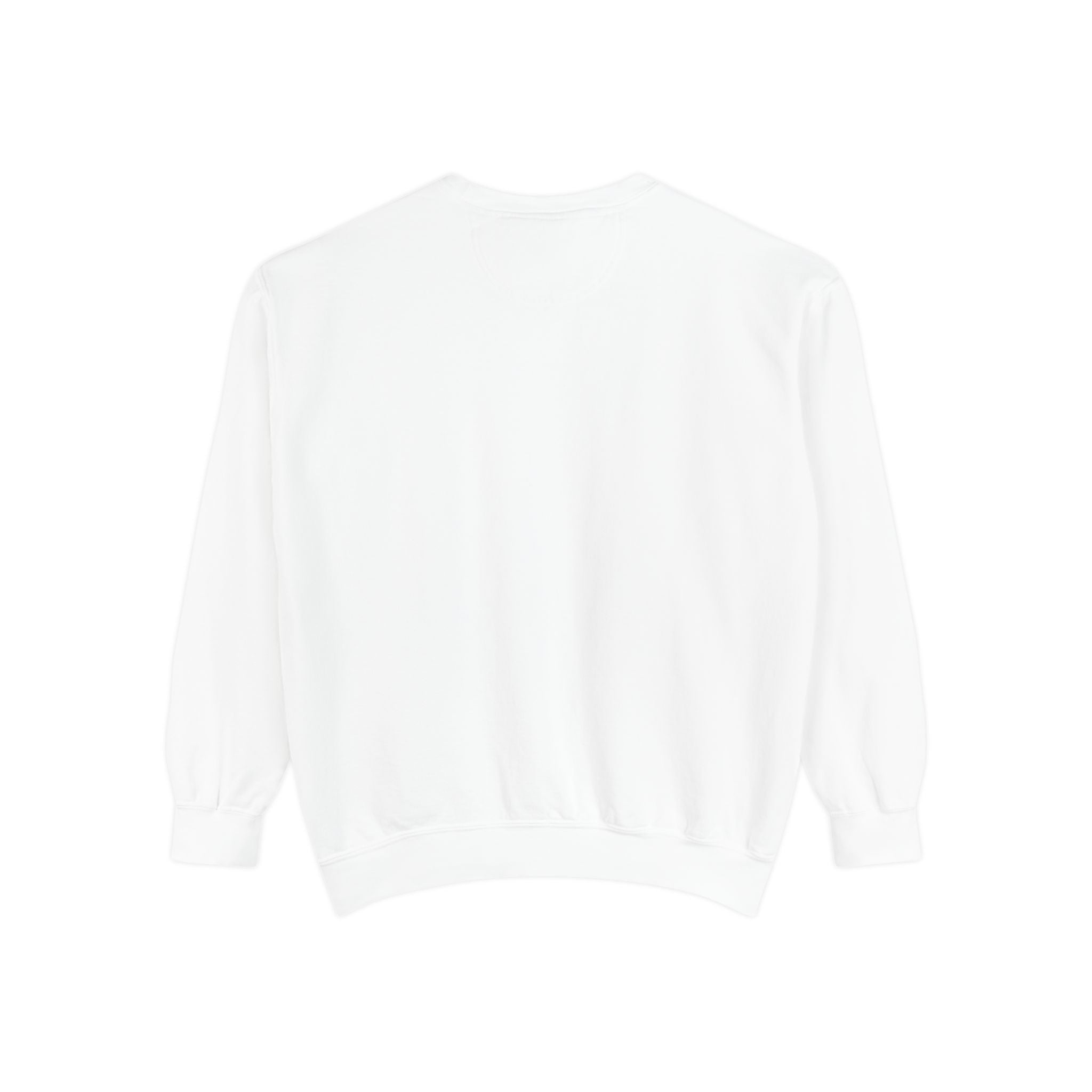 Minimalist Statue Crewneck Sweatshirt — "Love Over Fear" Graphic
