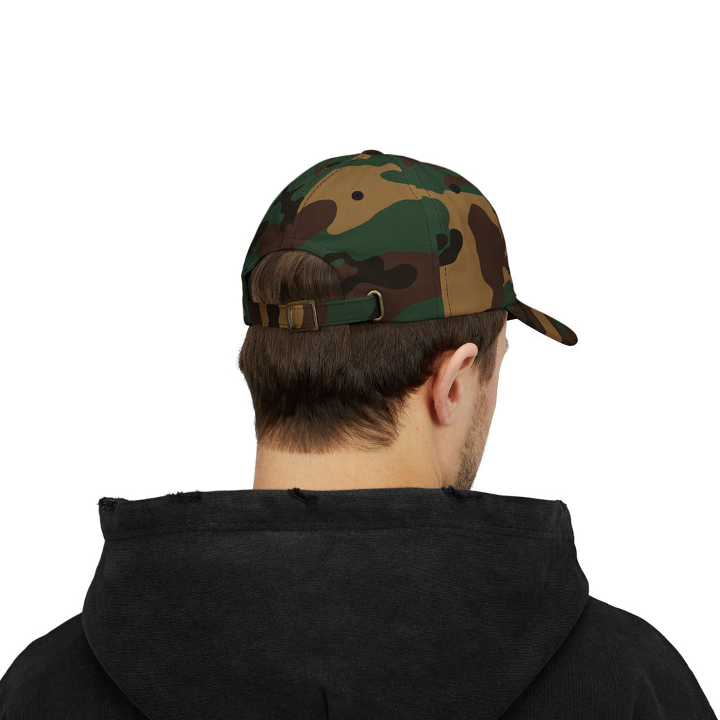Deer Skull Dad Cap — Minimal Rustic Antler Baseball Hat