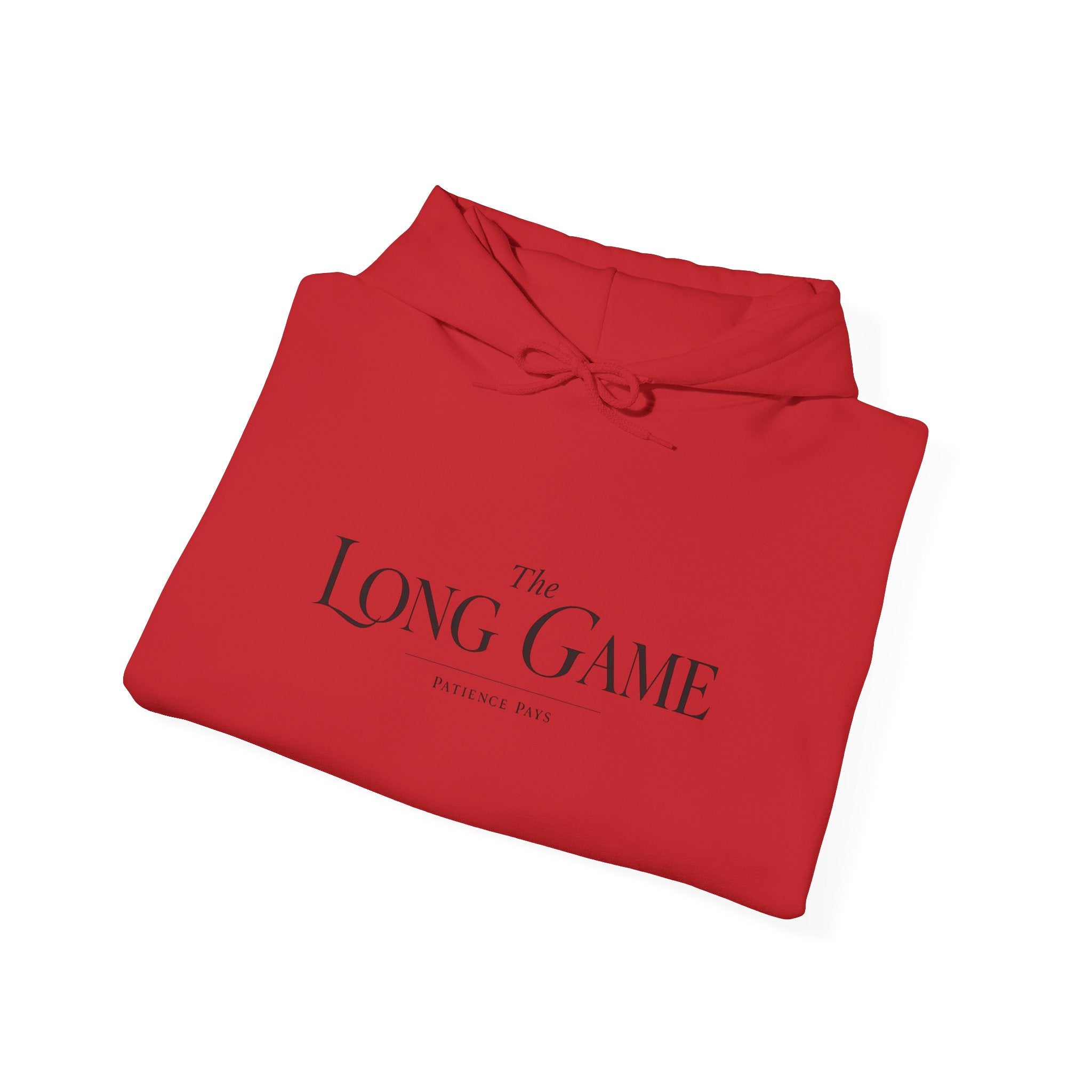 The Long Game Hoodie — Minimalist Motivational Pullover
