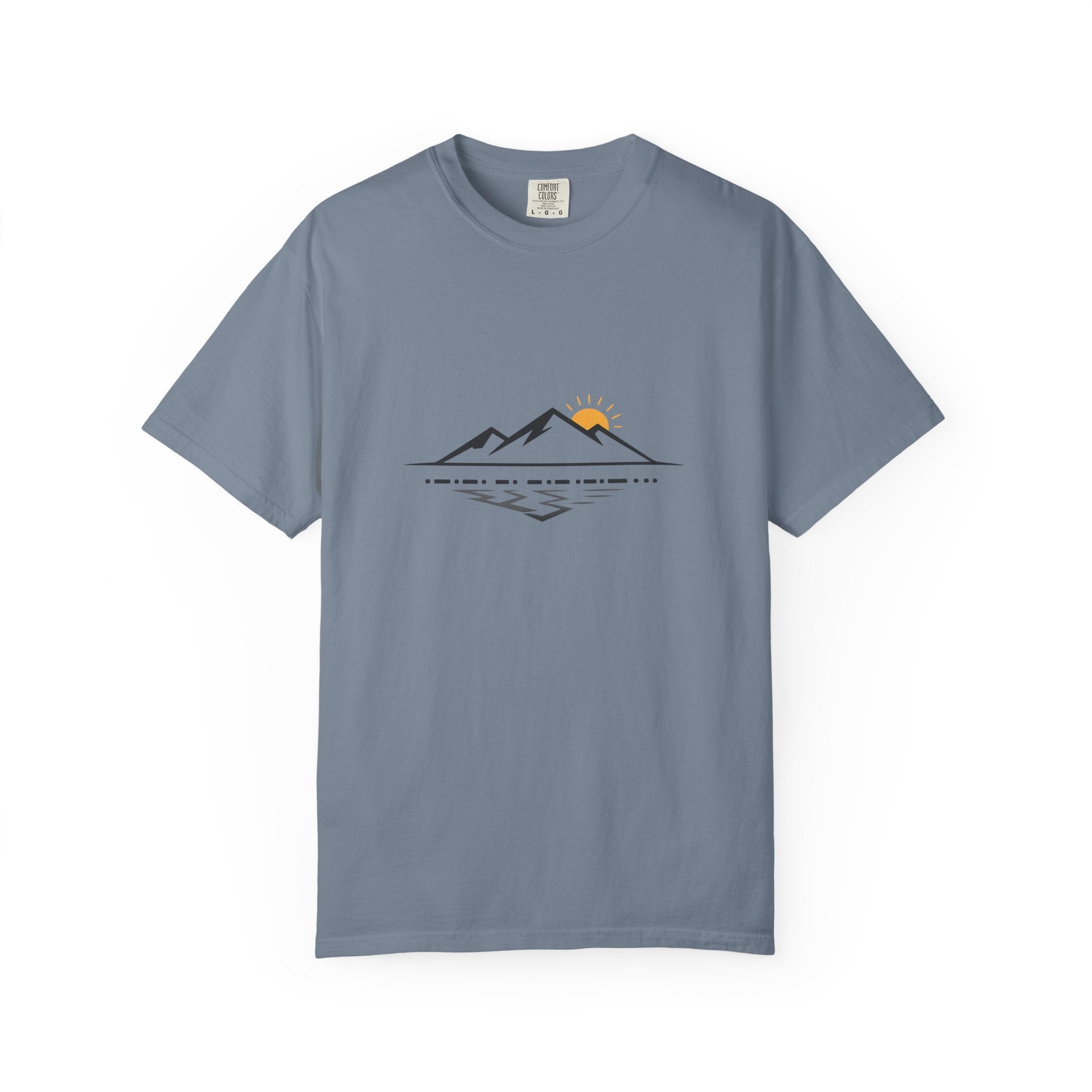 Minimal Mountain Sunset T-Shirt
