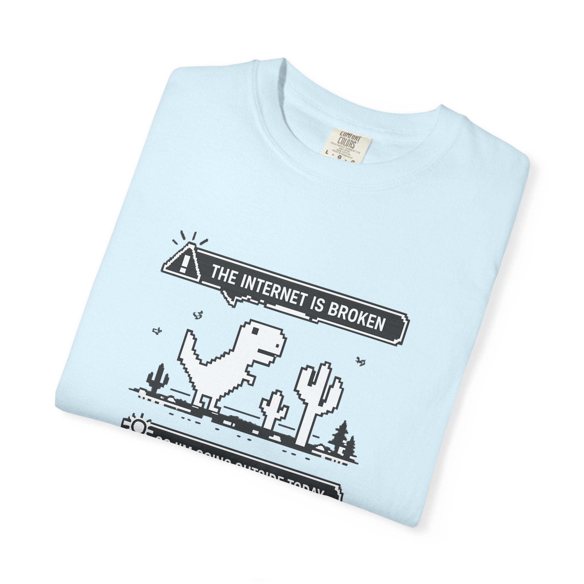 The Internet Is Broken — Dino Offline Graphic T-Shirt
