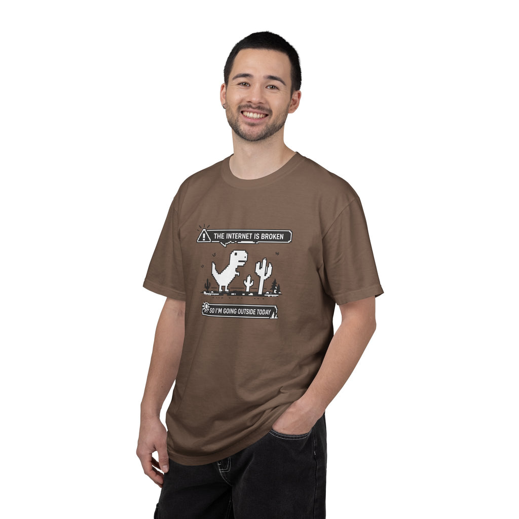 The Internet Is Broken — Dino Offline Graphic T-Shirt