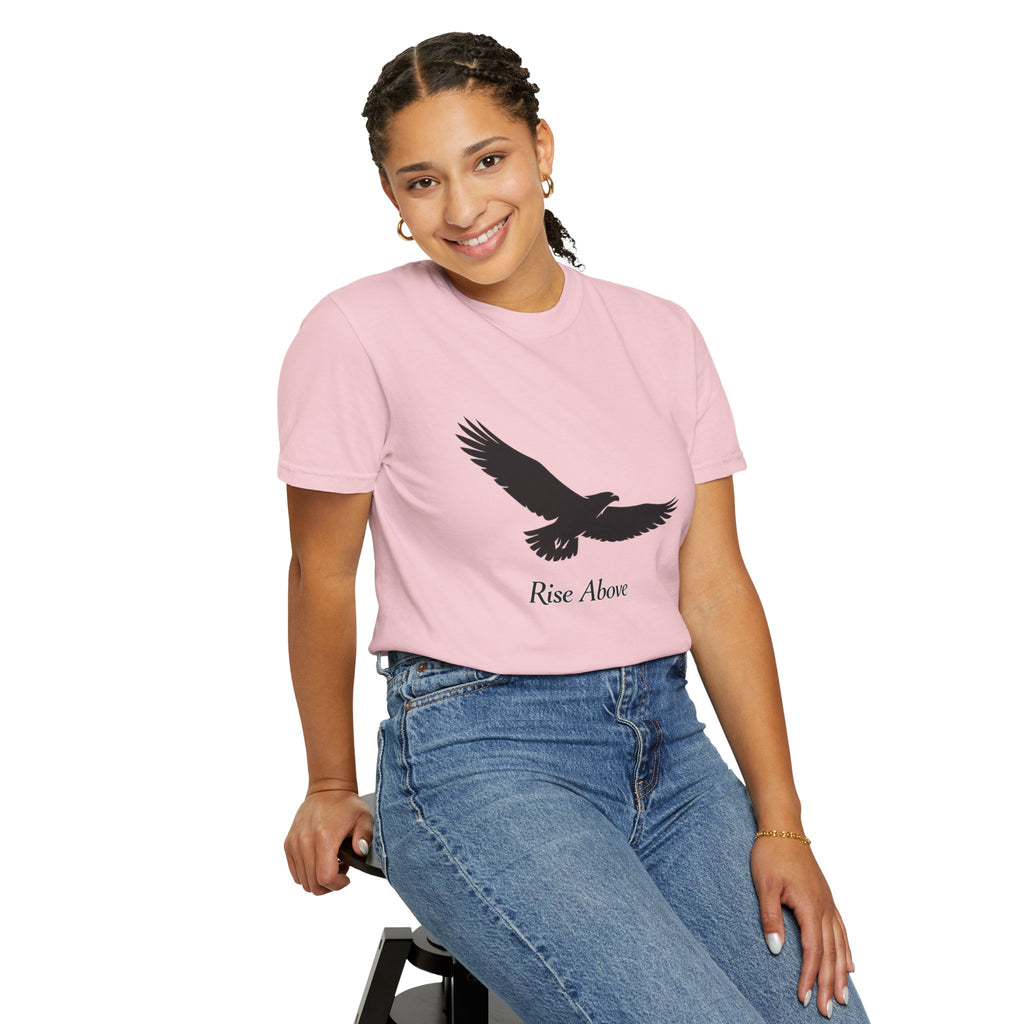 Eagle "Rise Above" T-Shirt — Inspirational Graphic Tee