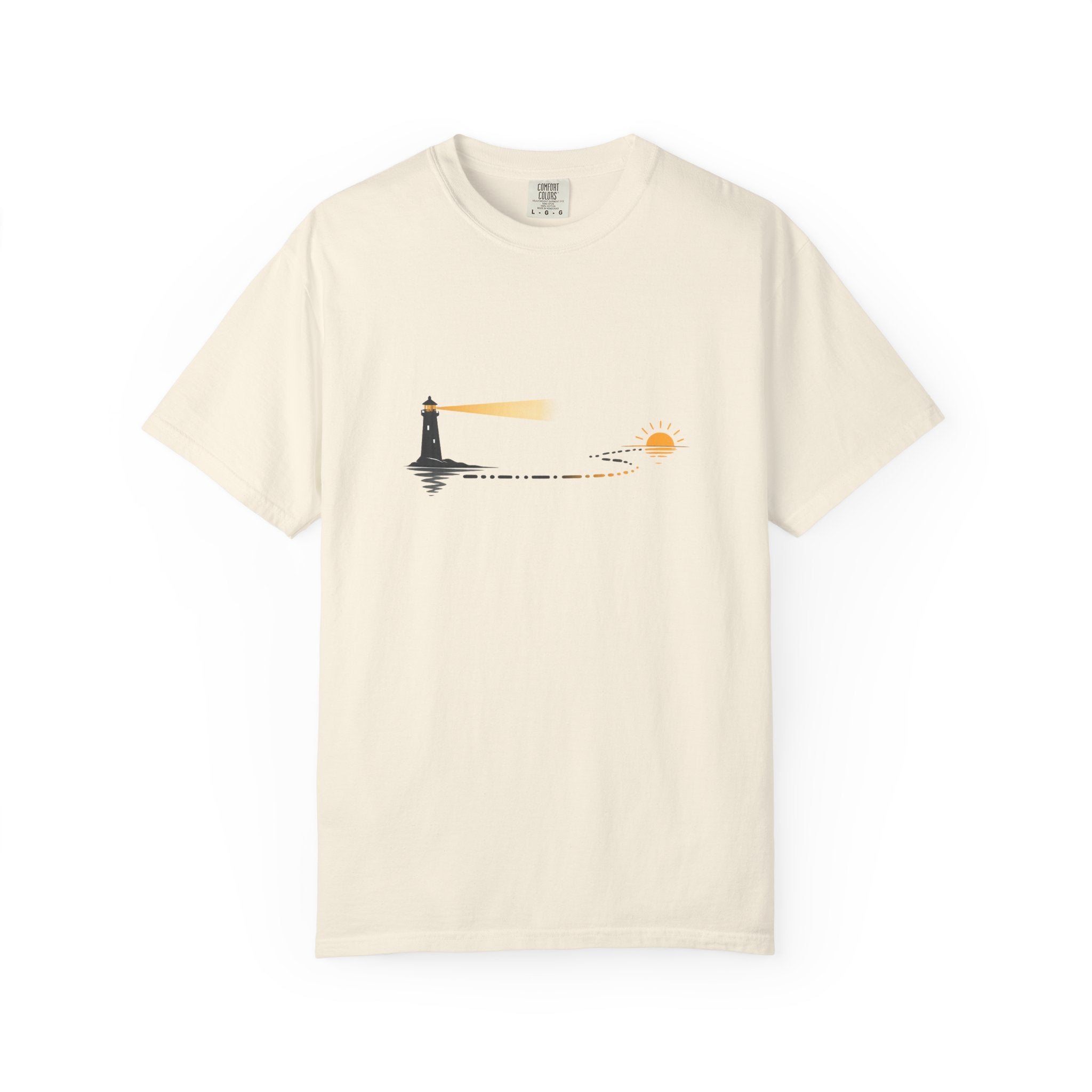 Lighthouse Sunset Graphic T-Shirt