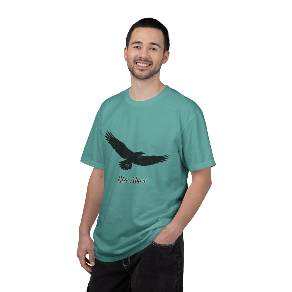 Eagle "Rise Above" T-Shirt — Inspirational Graphic Tee