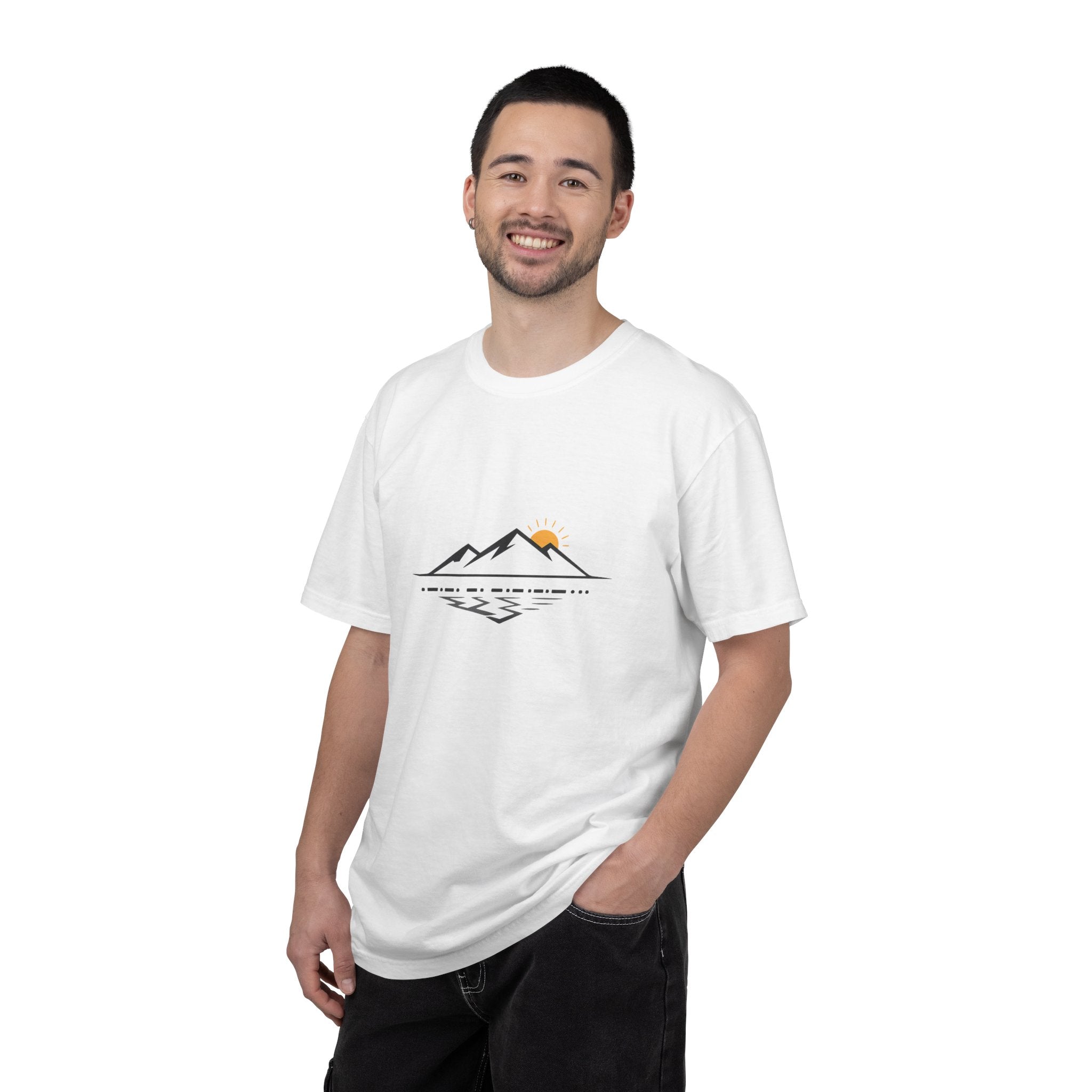 Minimal Mountain Sunset T-Shirt