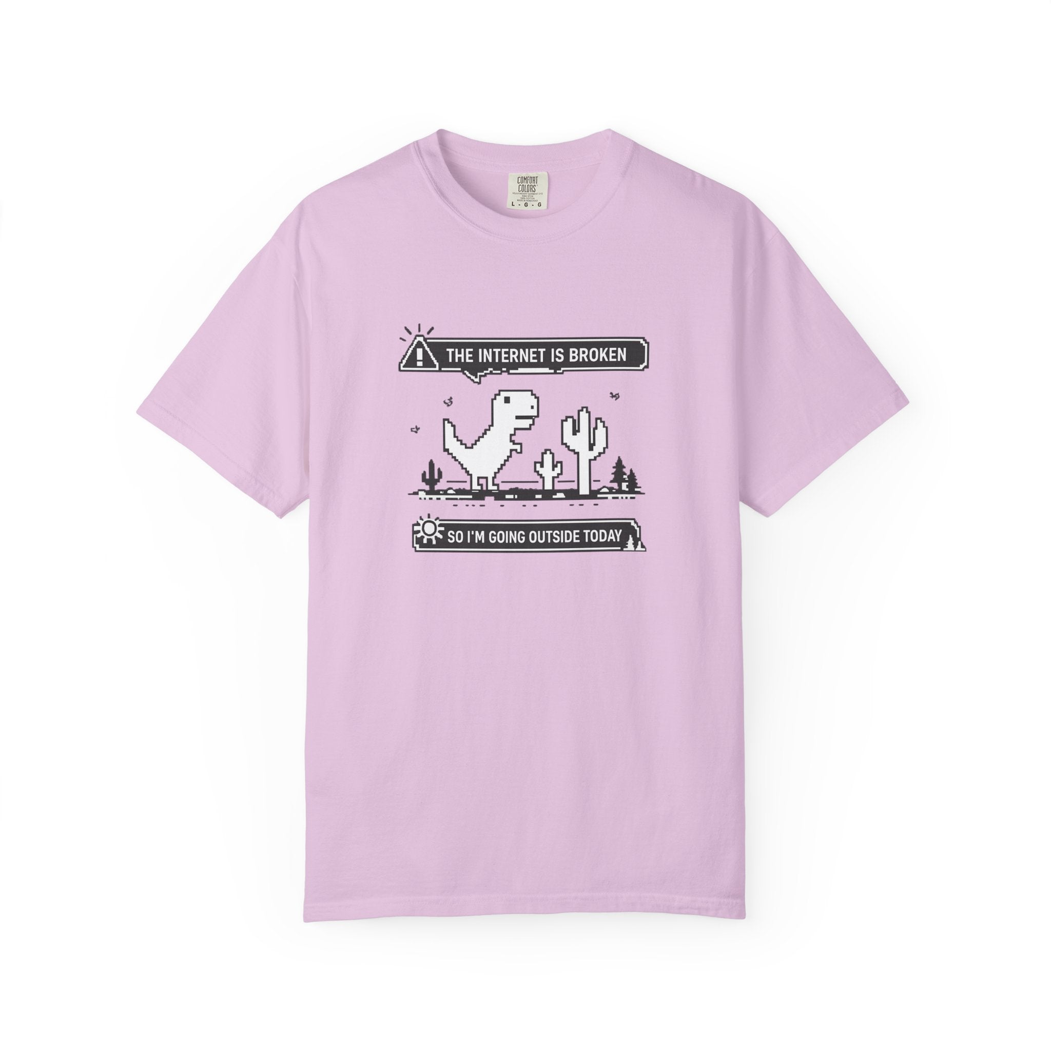The Internet Is Broken — Dino Offline Graphic T-Shirt