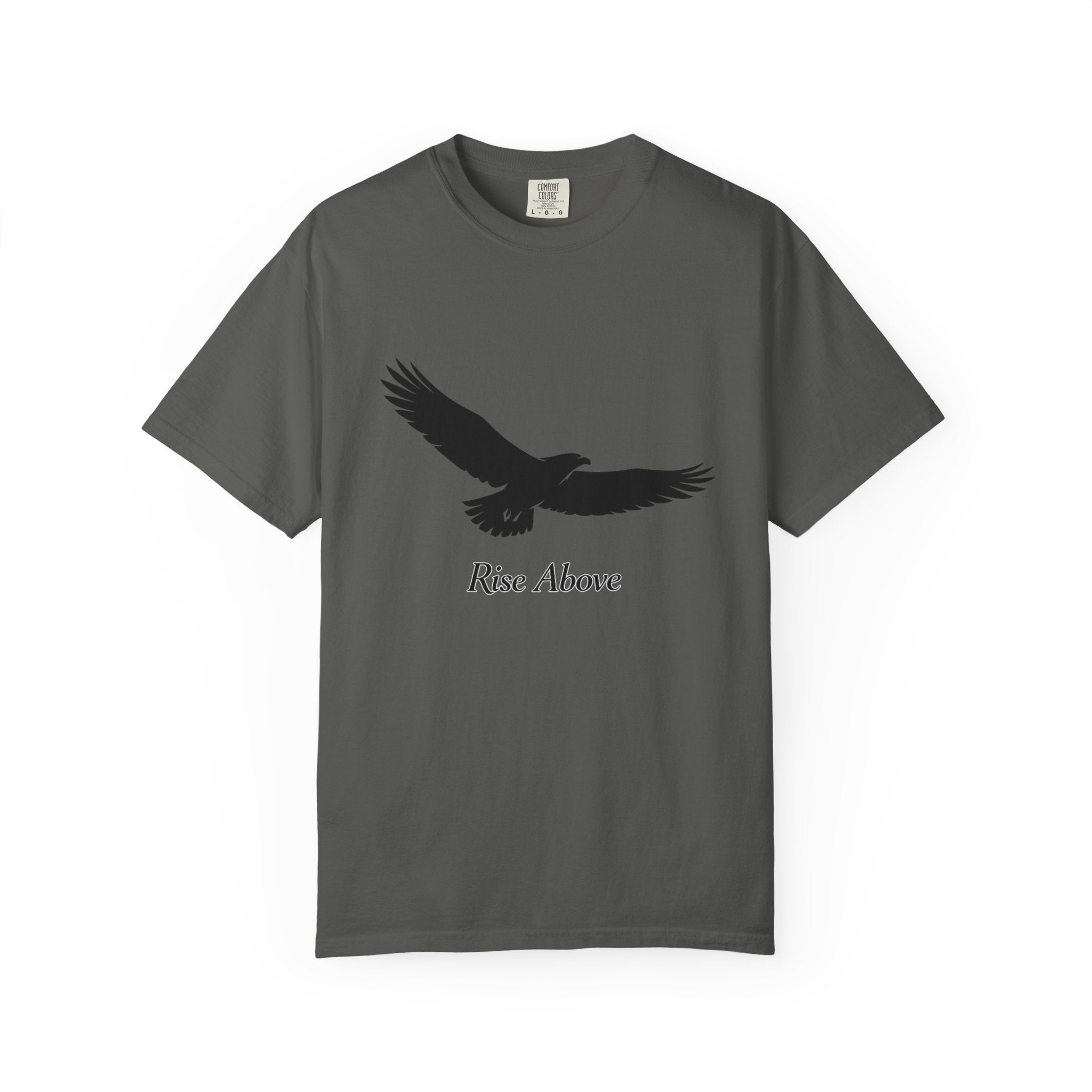 Eagle "Rise Above" T-Shirt — Inspirational Graphic Tee