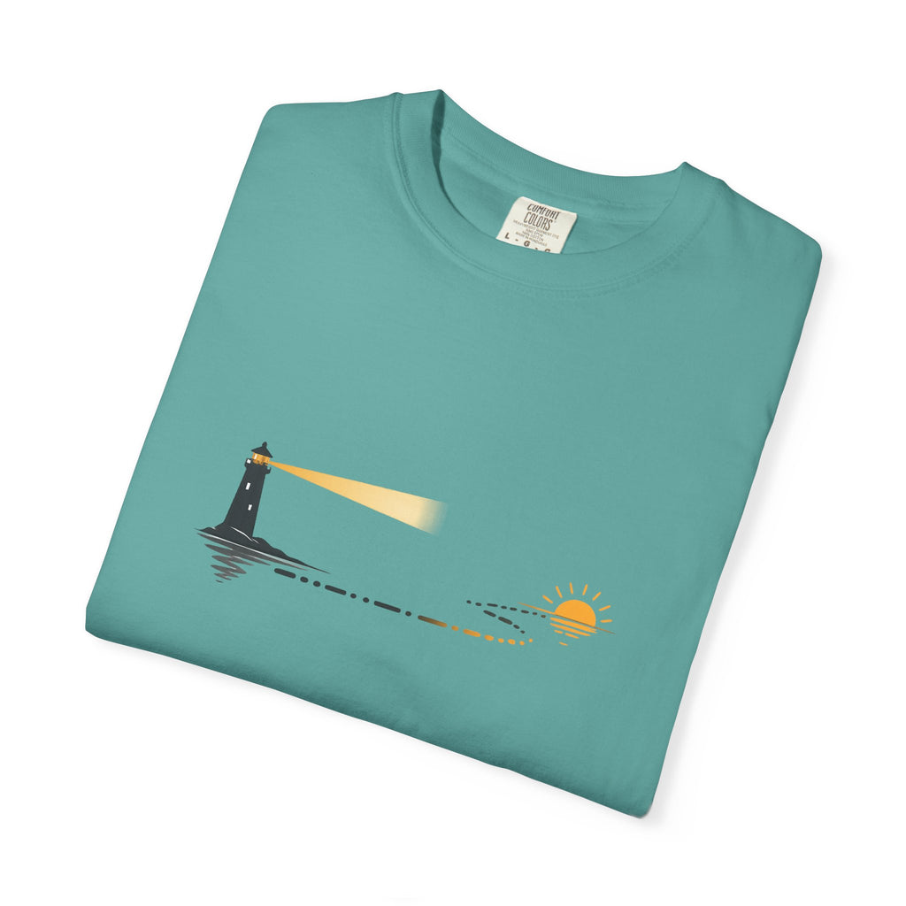 Lighthouse Sunset Graphic T-Shirt