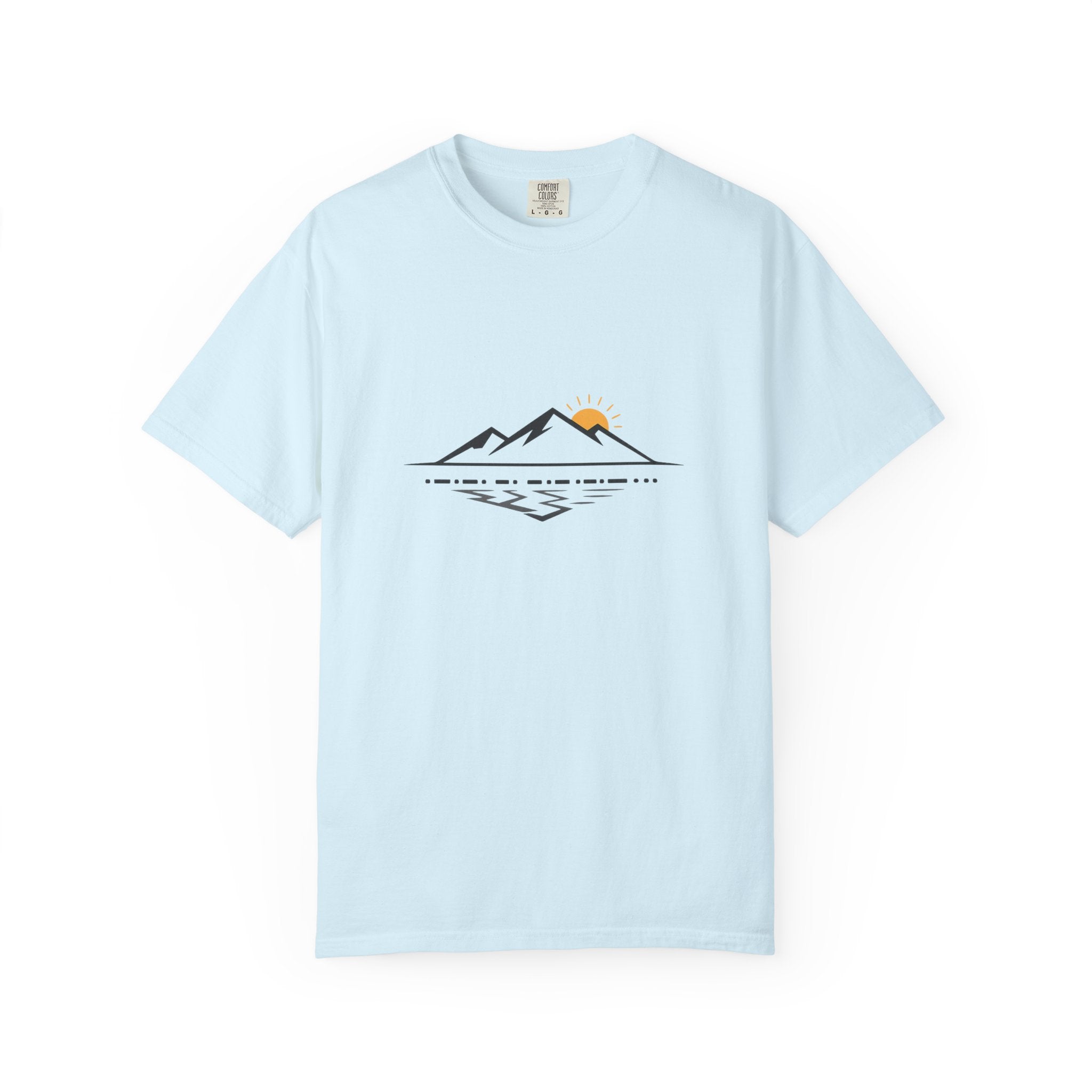 Minimal Mountain Sunset T-Shirt