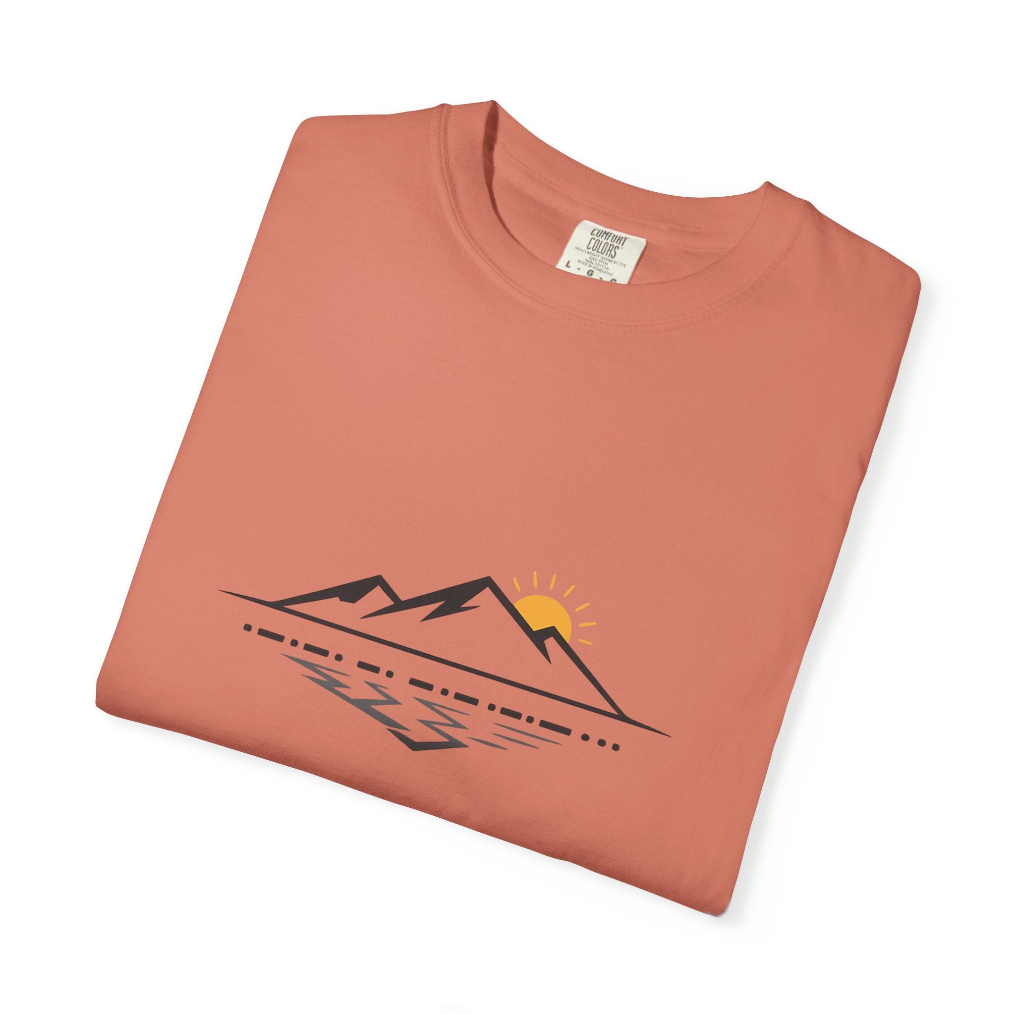 Minimal Mountain Sunset T-Shirt