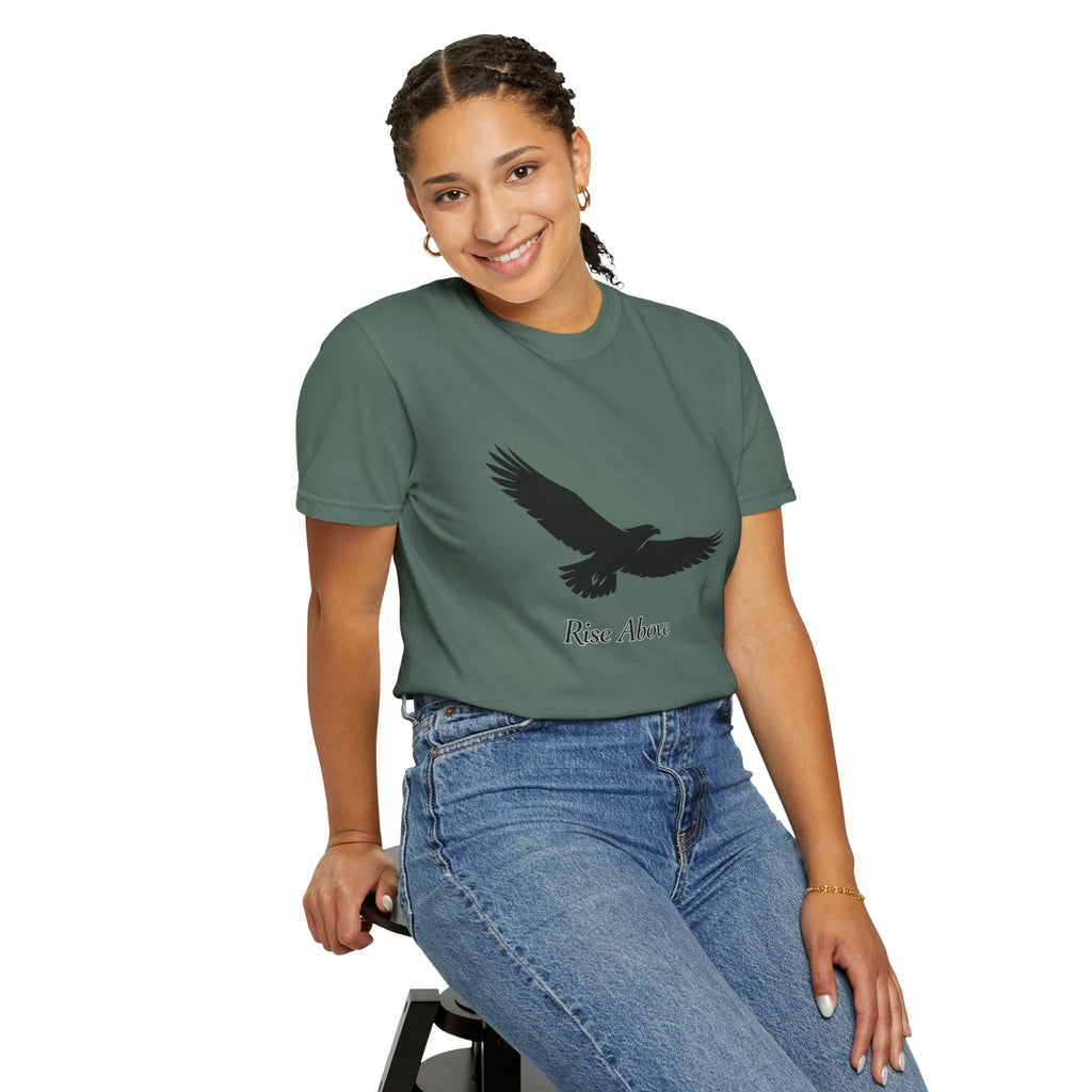 Eagle "Rise Above" T-Shirt — Inspirational Graphic Tee