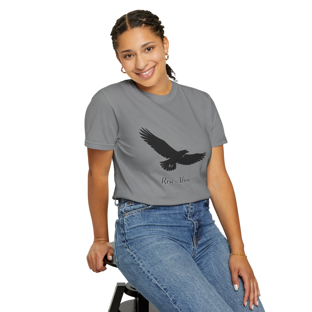 Eagle "Rise Above" T-Shirt — Inspirational Graphic Tee
