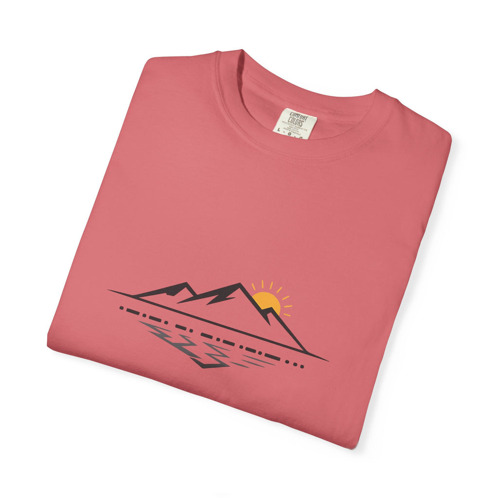 Minimal Mountain Sunset T-Shirt