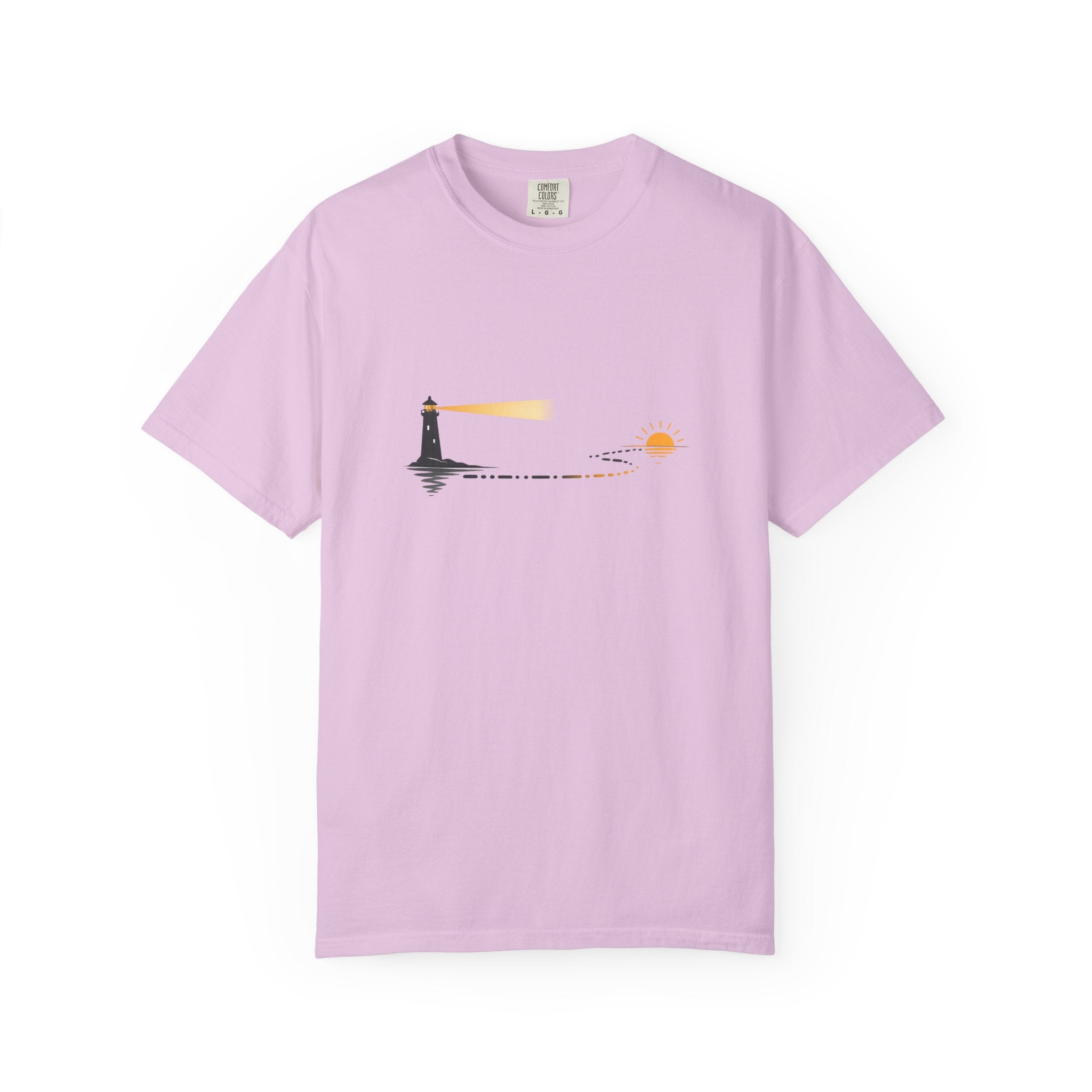 Lighthouse Sunset Graphic T-Shirt