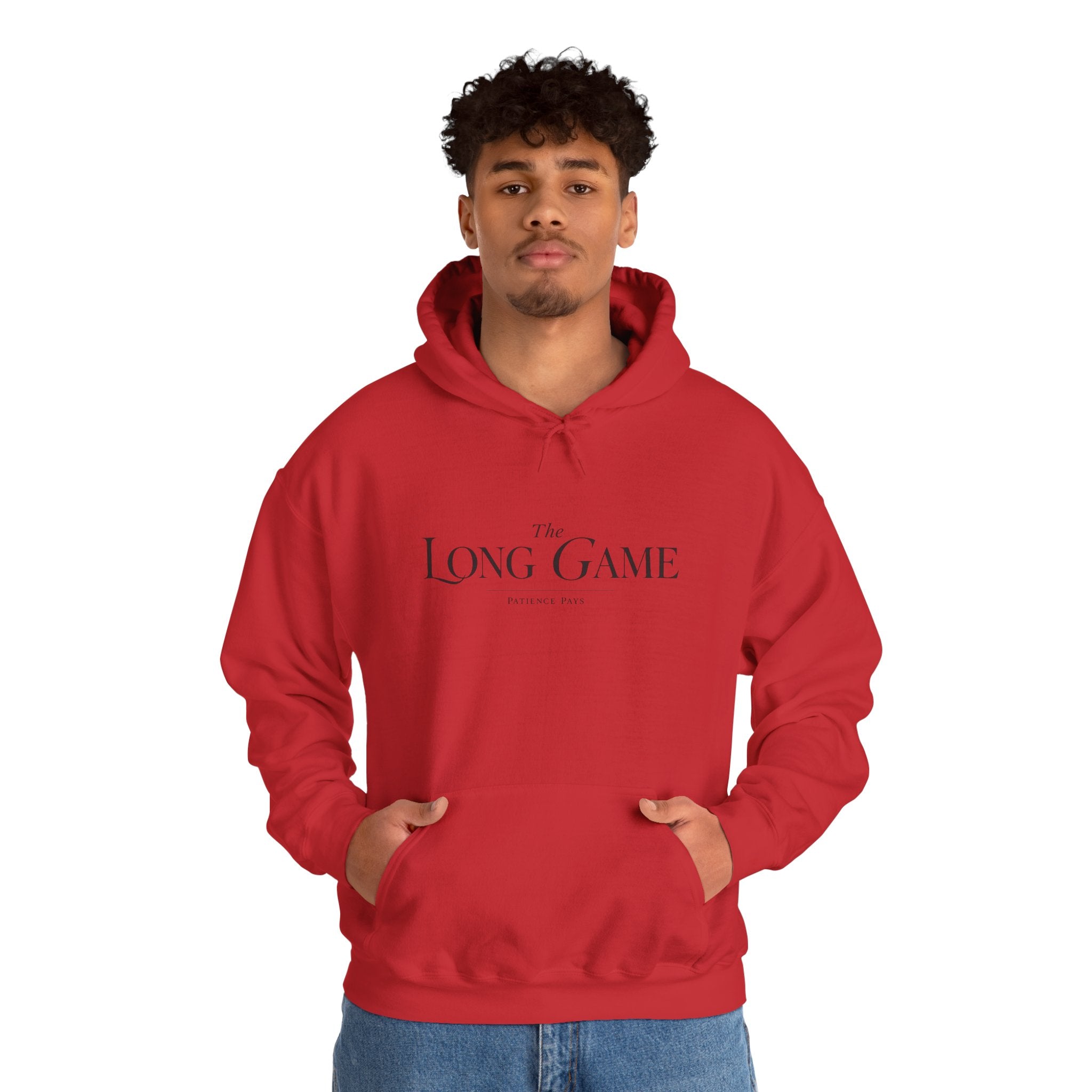 The Long Game Hoodie — Minimalist Motivational Pullover