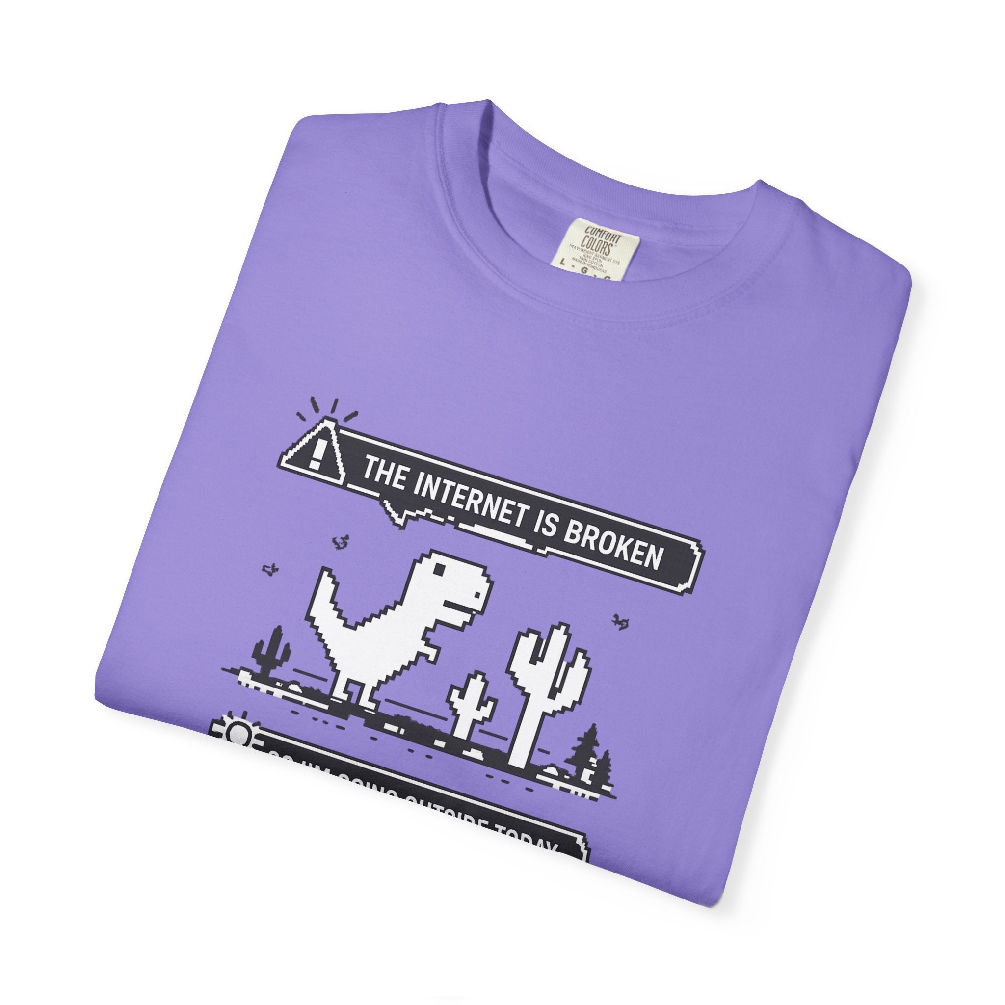 The Internet Is Broken — Dino Offline Graphic T-Shirt