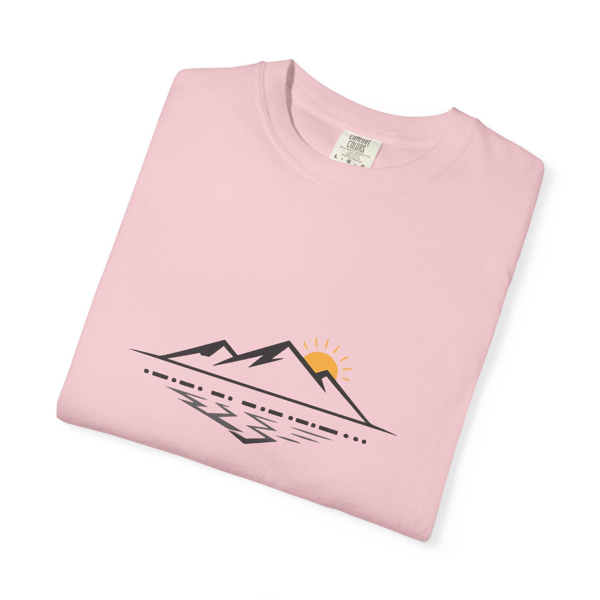 Minimal Mountain Sunset T-Shirt
