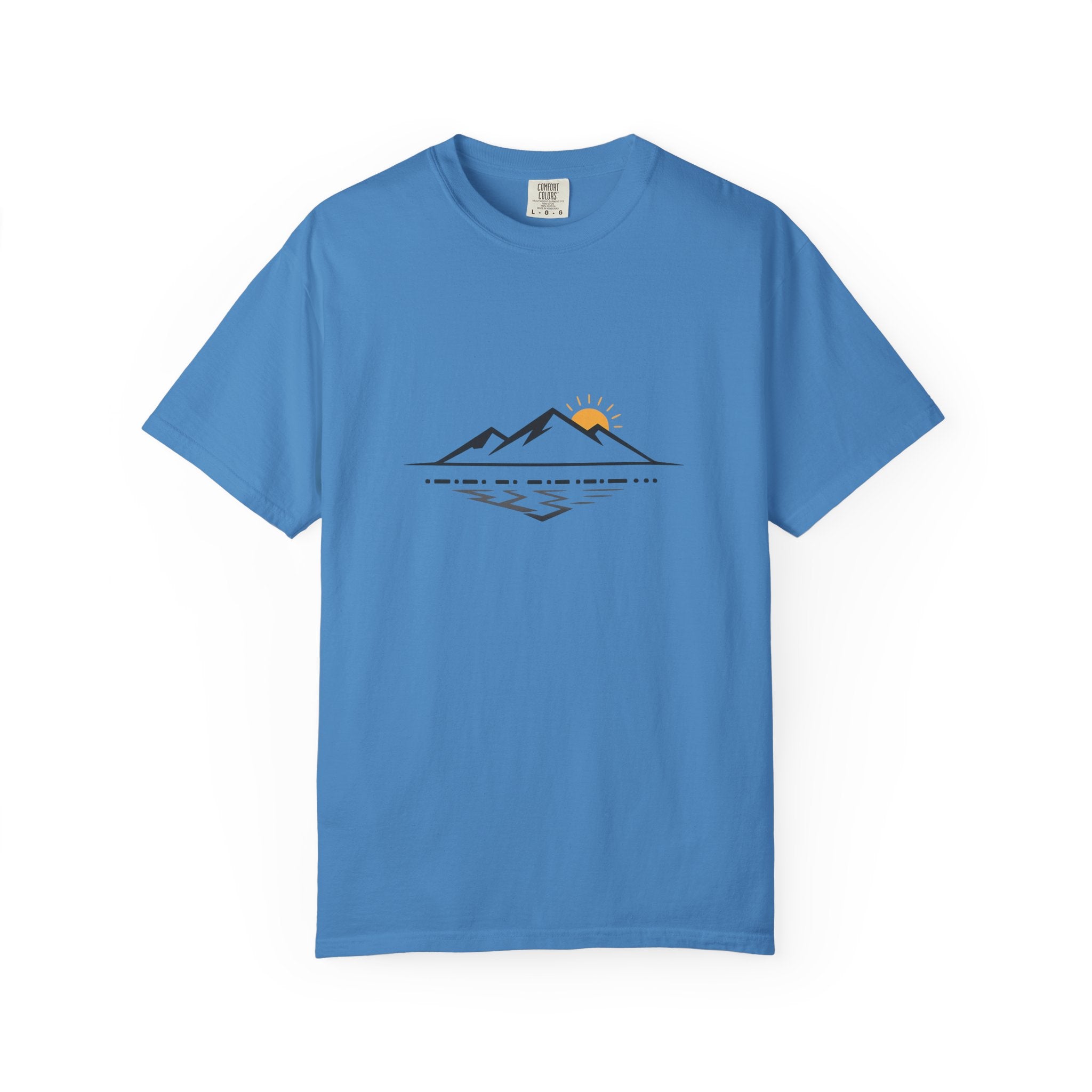 Minimal Mountain Sunset T-Shirt