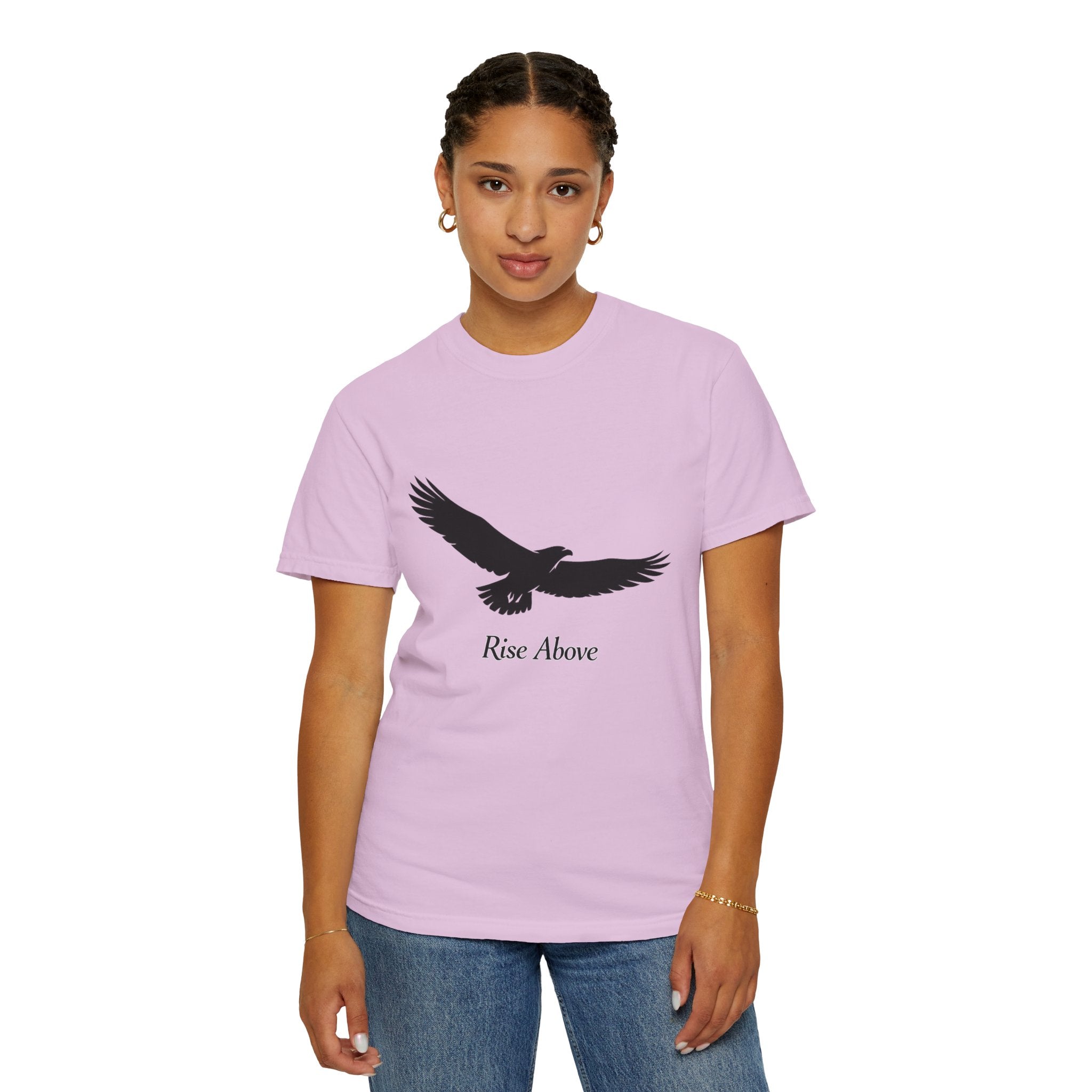Eagle "Rise Above" T-Shirt — Inspirational Graphic Tee