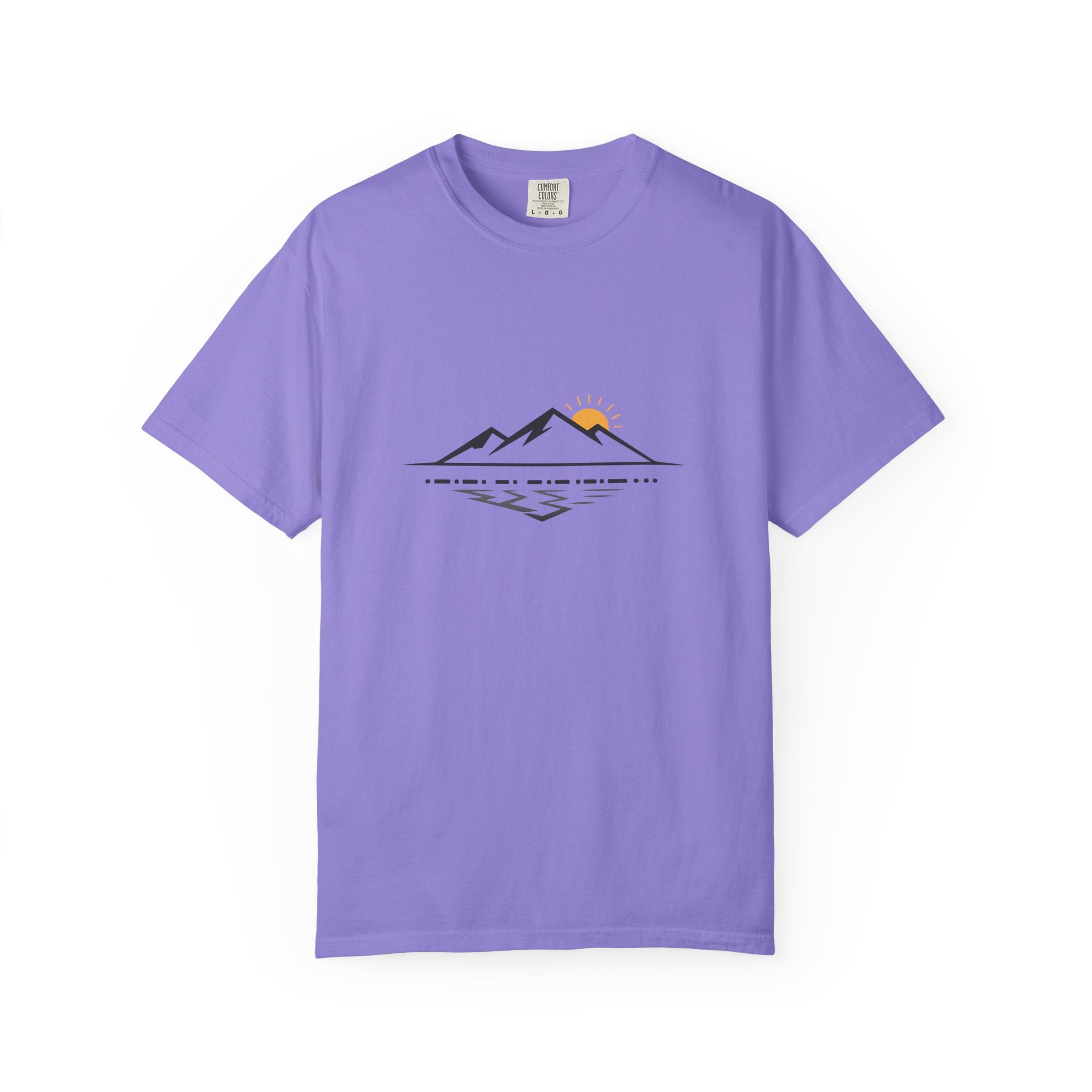 Minimal Mountain Sunset T-Shirt