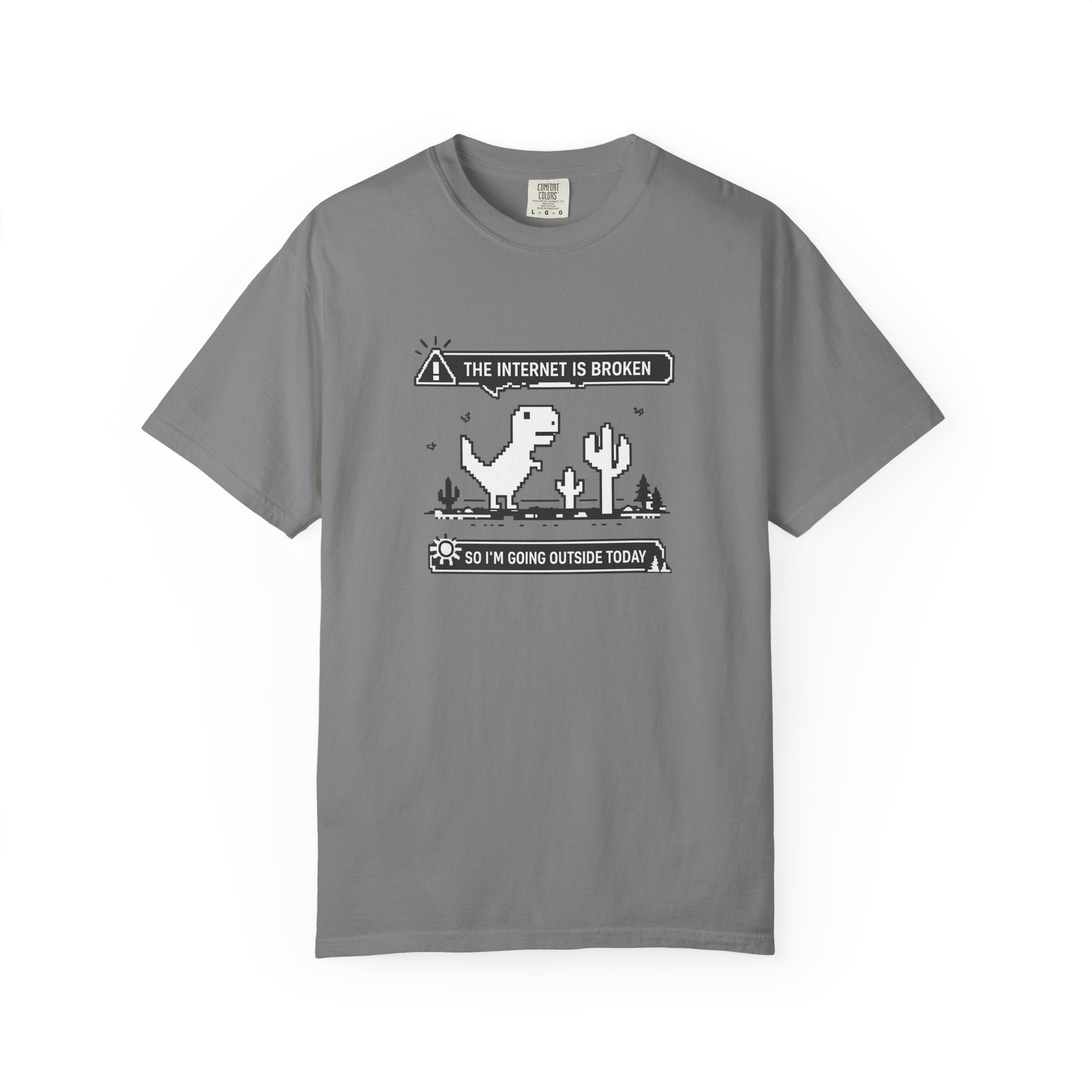 The Internet Is Broken — Dino Offline Graphic T-Shirt